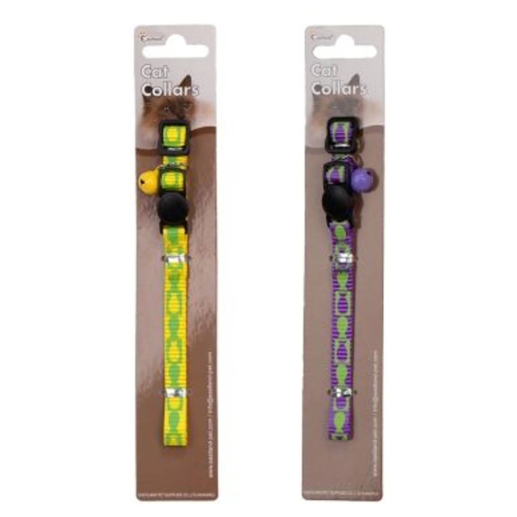 Eastland Klipsli Kılçık Baskılı Kedi Tasması 22-30 CM
