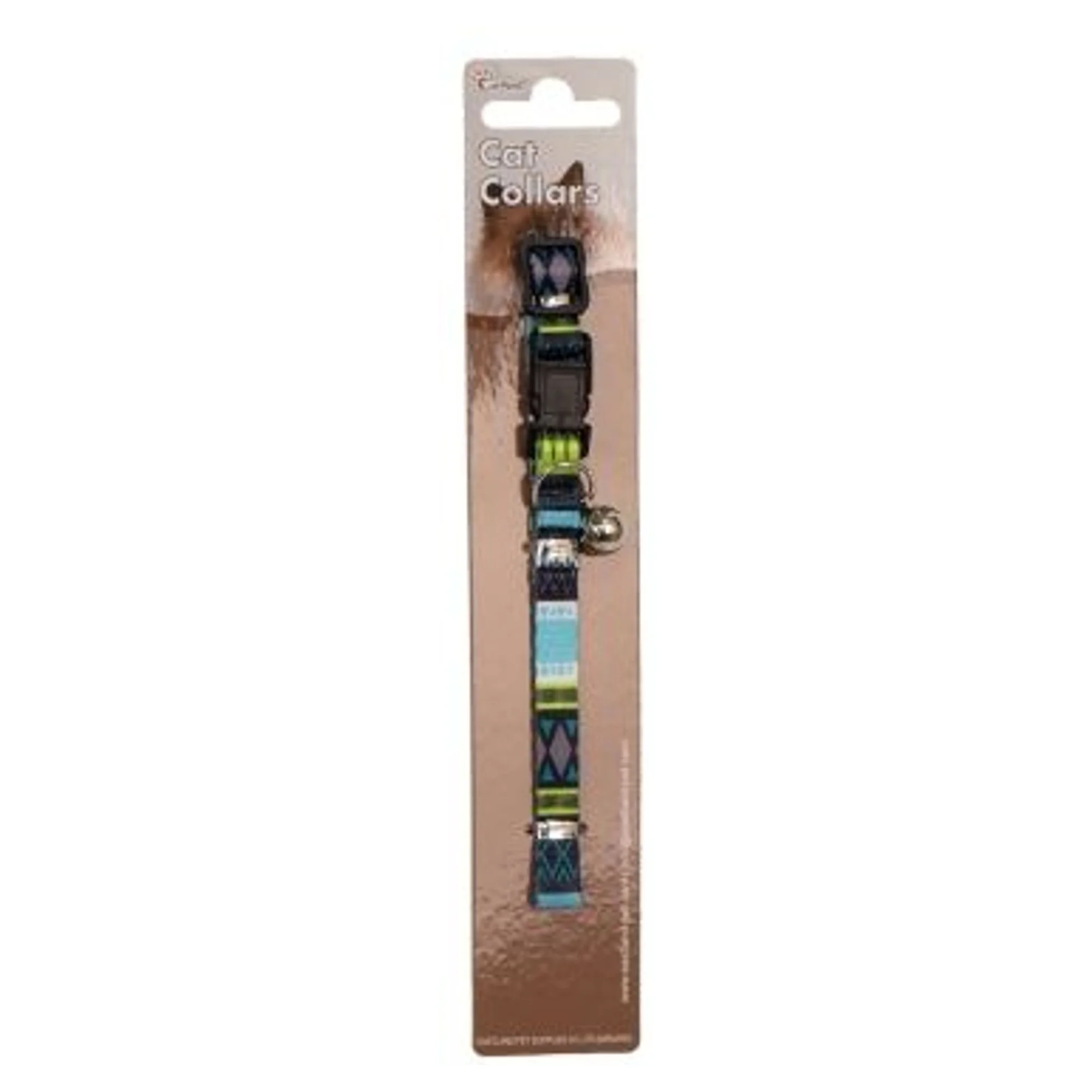 Eastland Klipsli Örgü Baskılı Kedi Tasması 22-30 CM