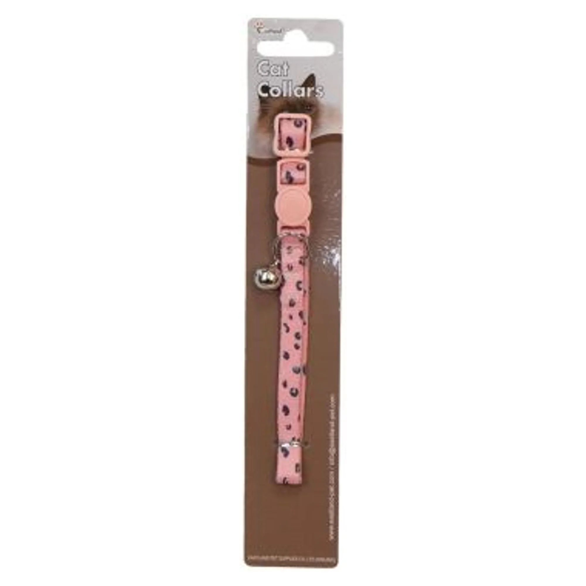 Eastland Klipsli Leopar Baskılı Kedi Tasması 22-30 CM