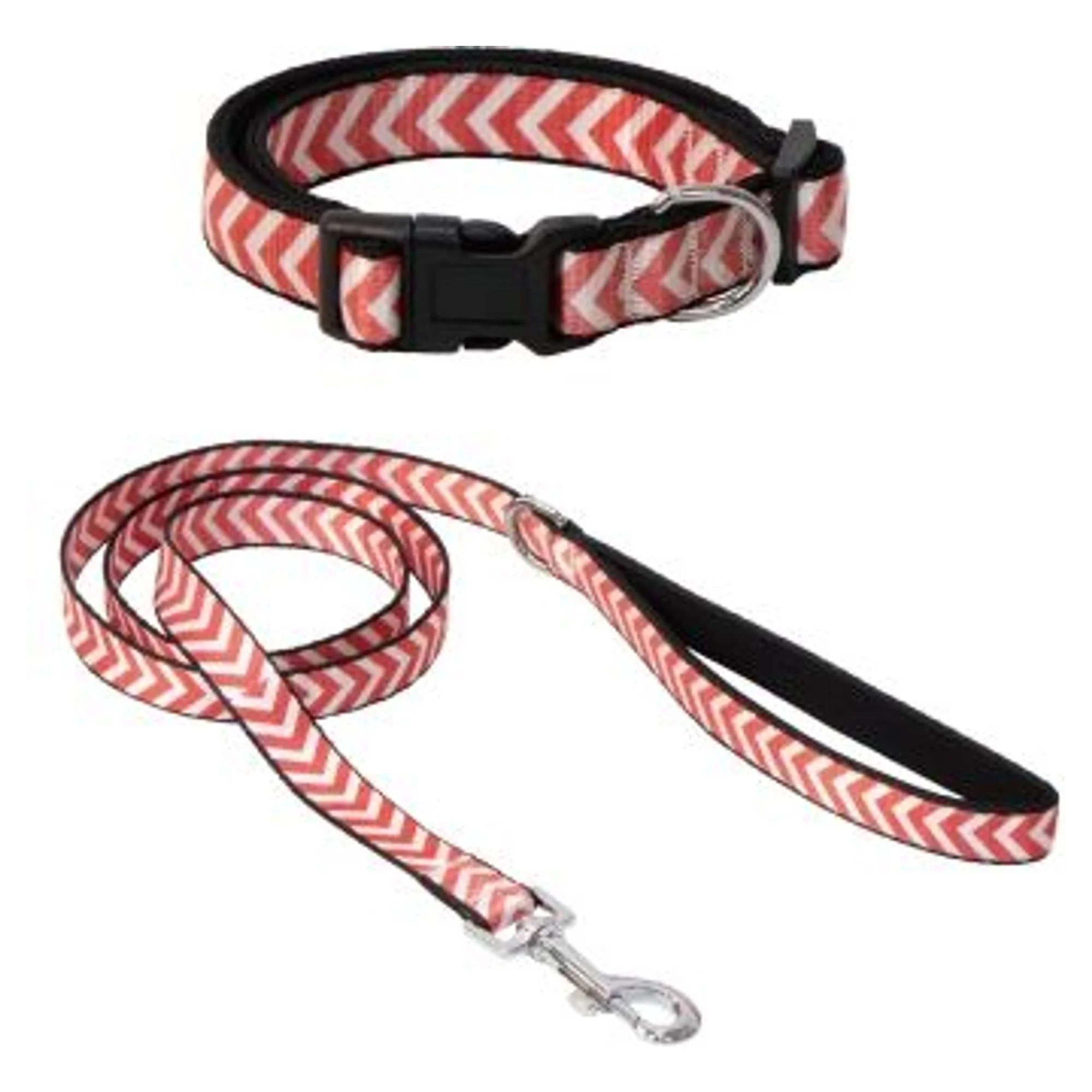 Eastland Balık Desenli Köpek Boyun Tasması ve Uzatma 20 MM 30-50 CM + 120 CM