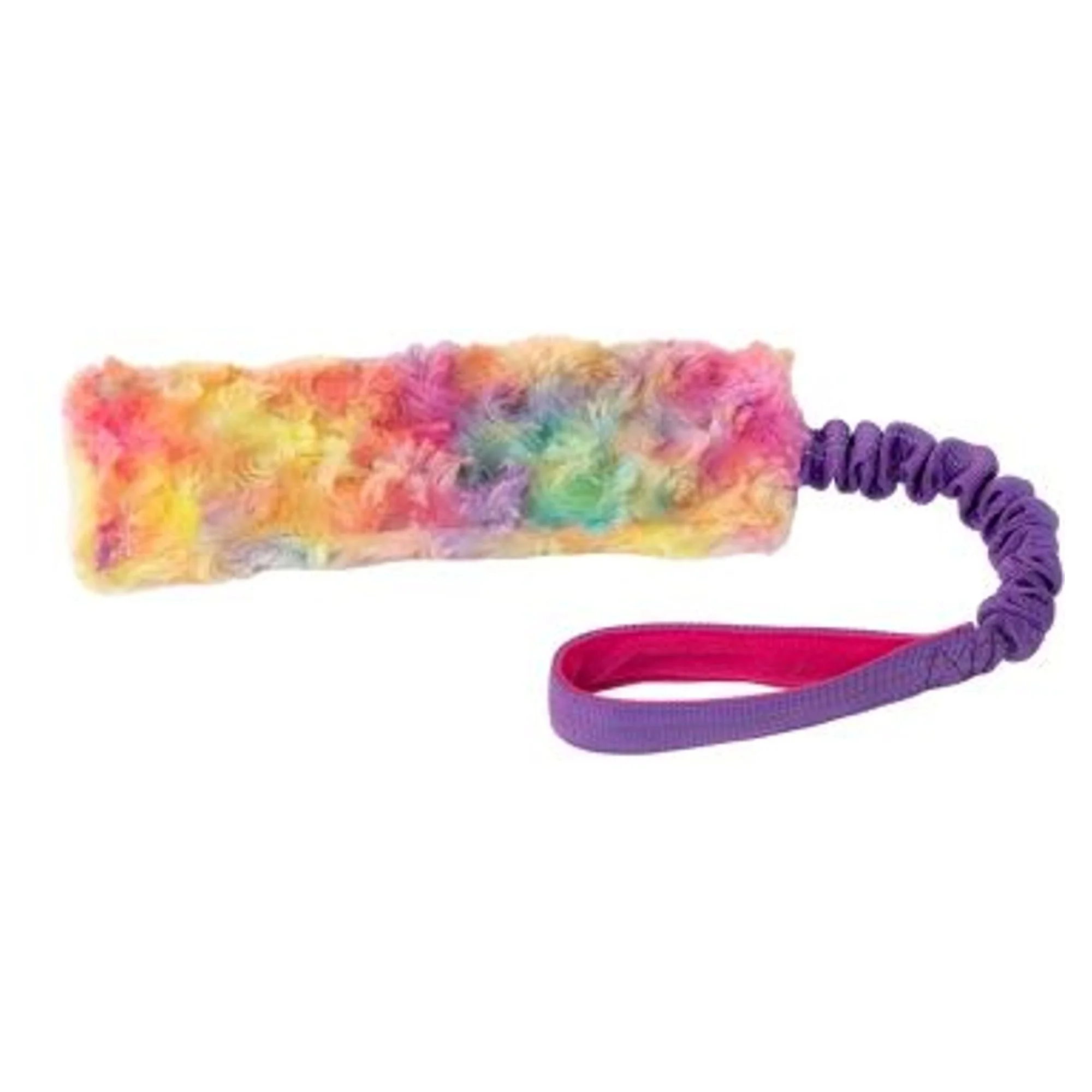 Eastland Bungee İpli Öten Peluş Gökkuşağı Köpek Oyuncağı 52 CM