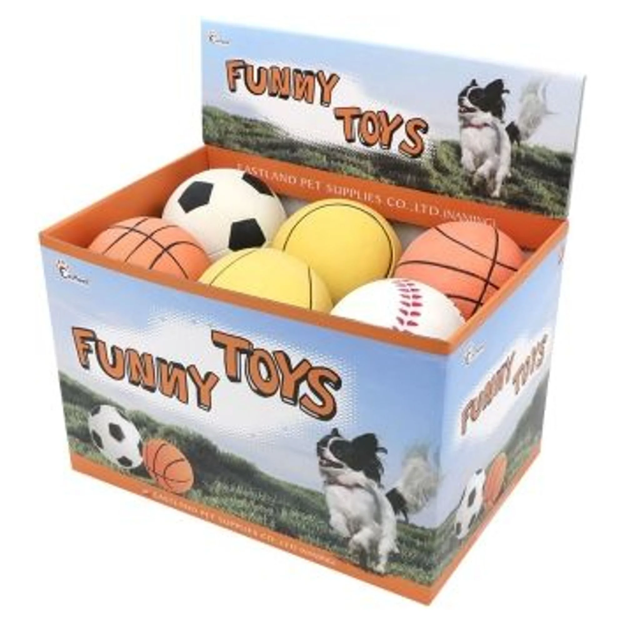 Eastland Plastik Köpek Oyun Topu Çap 9 CM