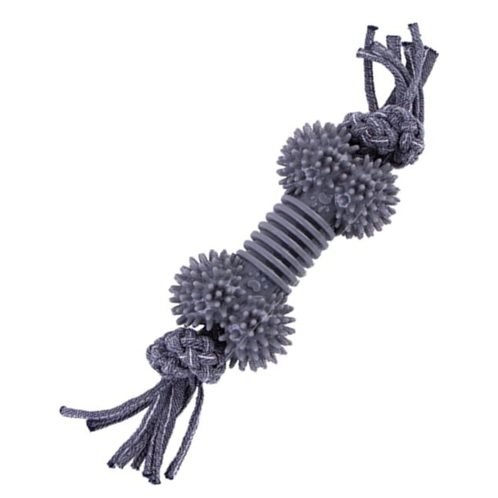 Eastland İpli TPR Dikenli Kemik Köpek Çiğneme Oyuncağı 30 CM
