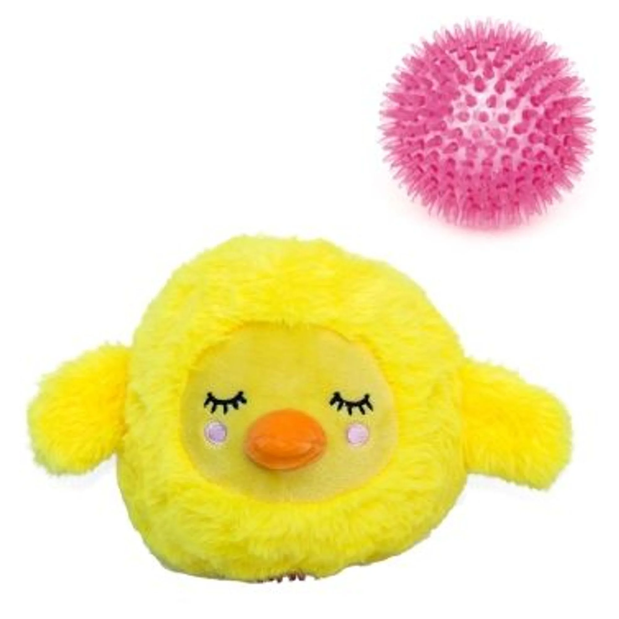 Eastland Öten Peluş Civciv Köpek Oyuncağı Çap 8.5 CM