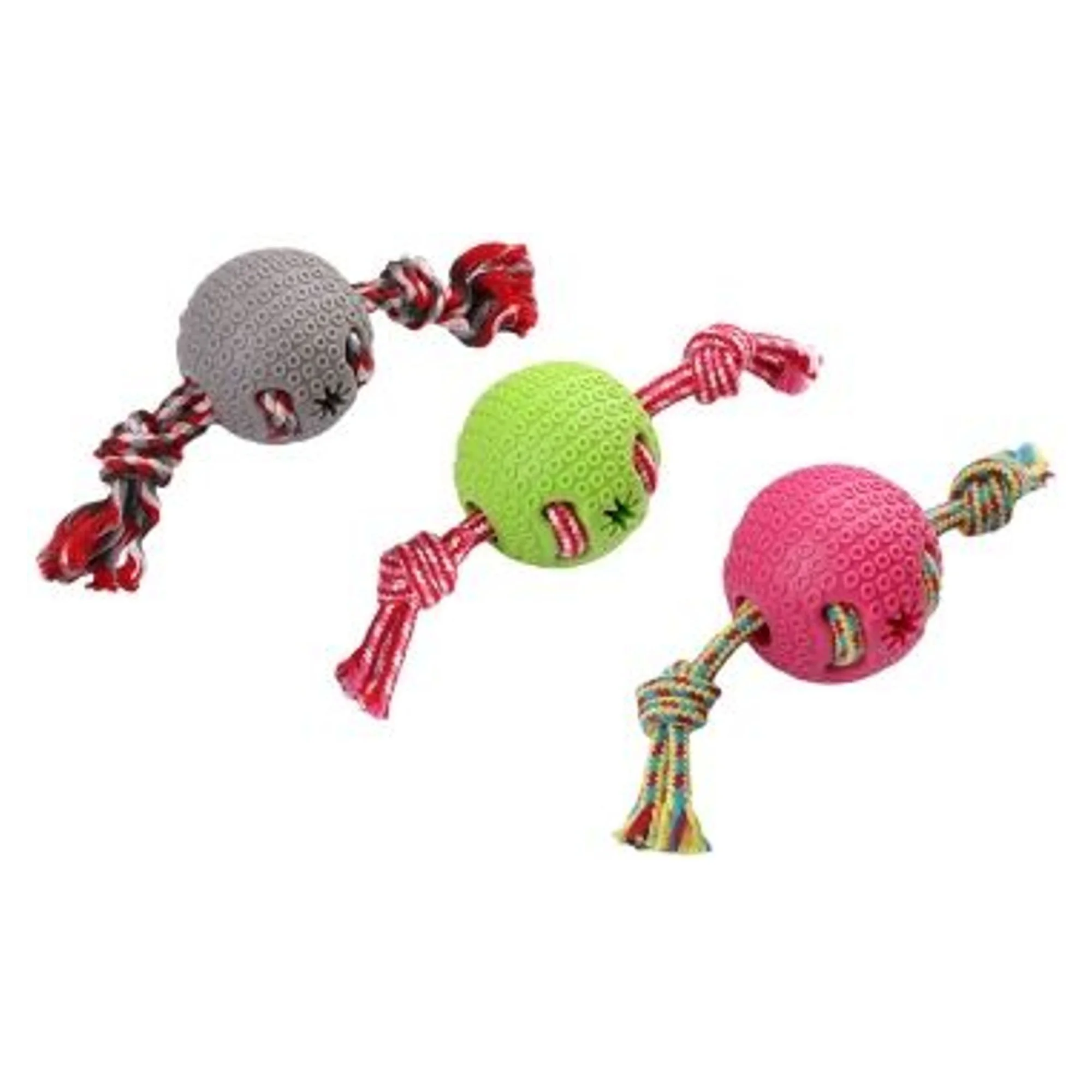 Eastland İpli Plastik Köpek Oyuncak Topu 7 CM