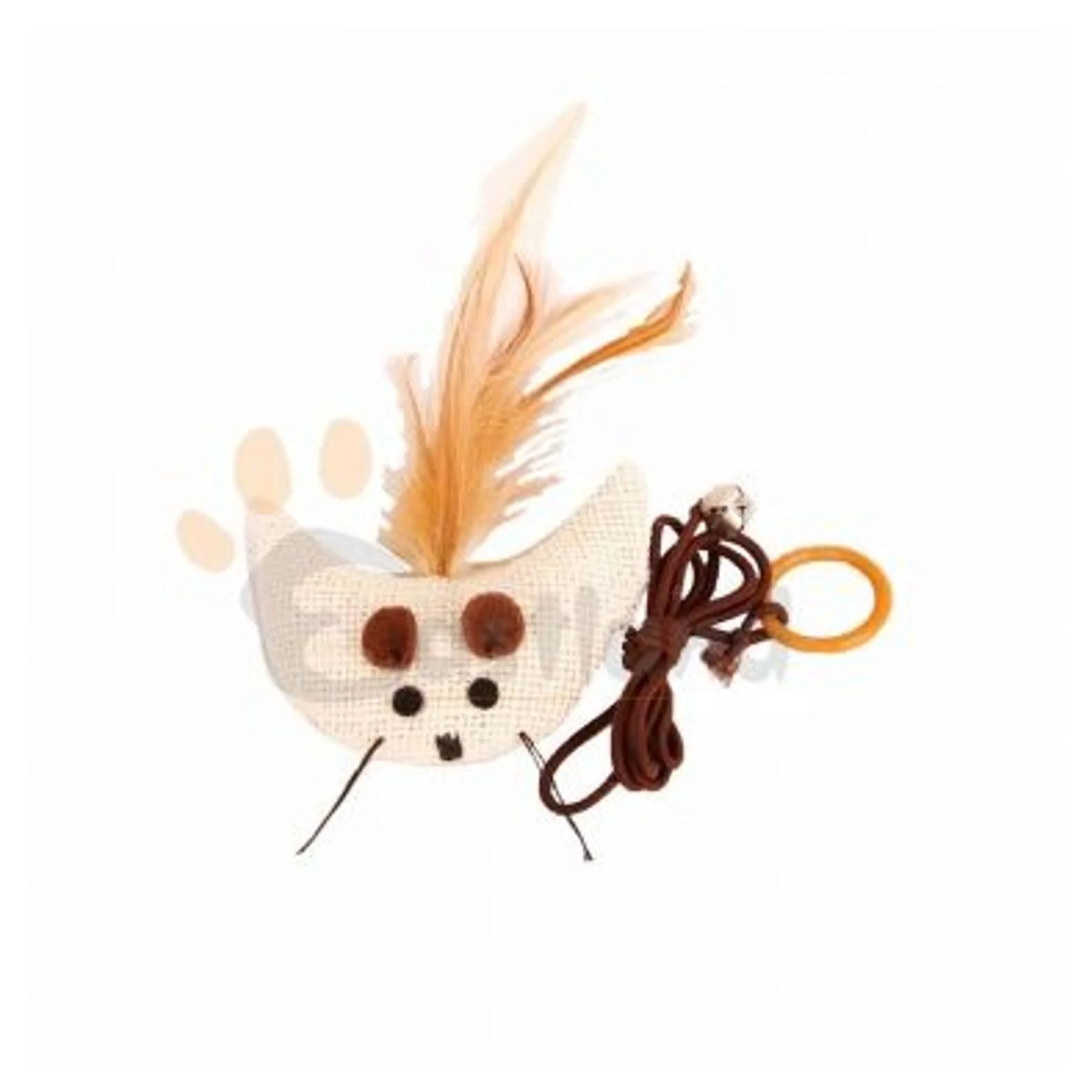 Eastland Peluş Ay Parmak Kedi Olta Oyuncağı 8.5x4 CM