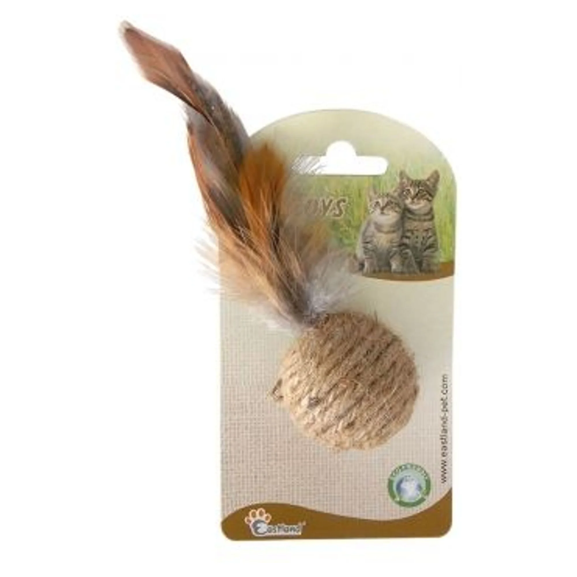 Eastland Tüylü Kedi Oyuncağı Top 4 CM