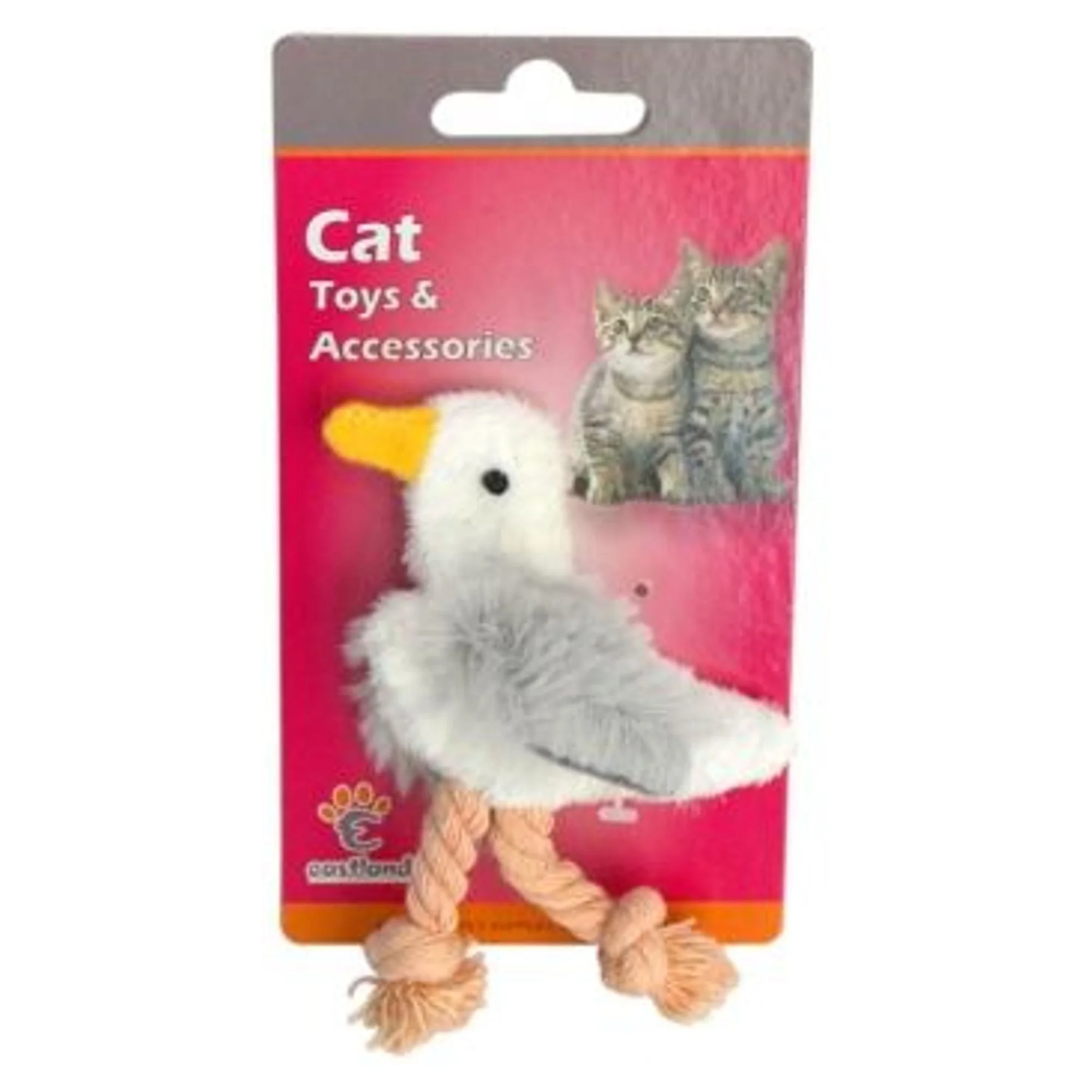 Eastland Peluş Hışırtılı Tavuk Kedi Oyuncağı 6 CM