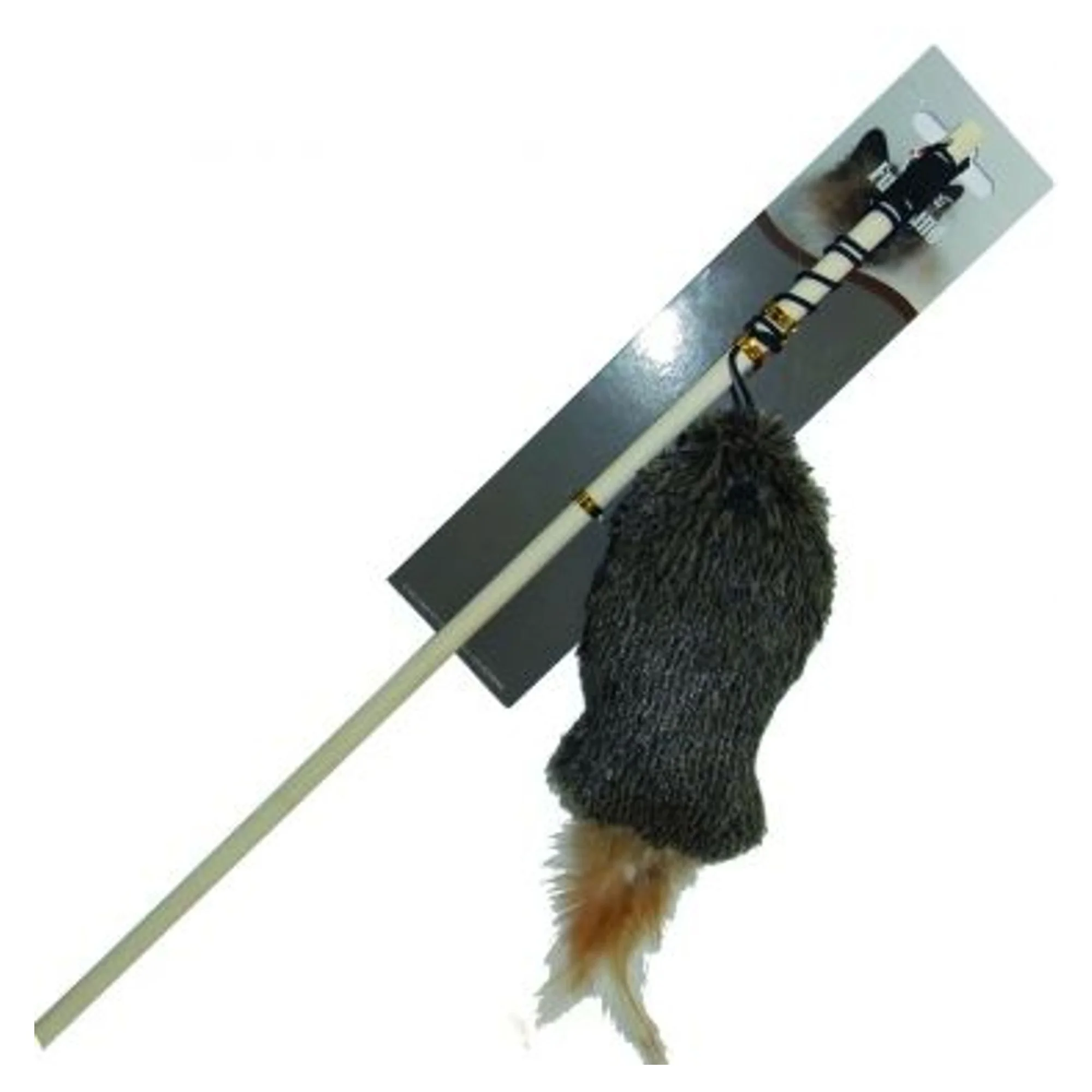Eastland Kedi Otu İçeren Peluş Kedi Olta Oyuncağı 40 CM