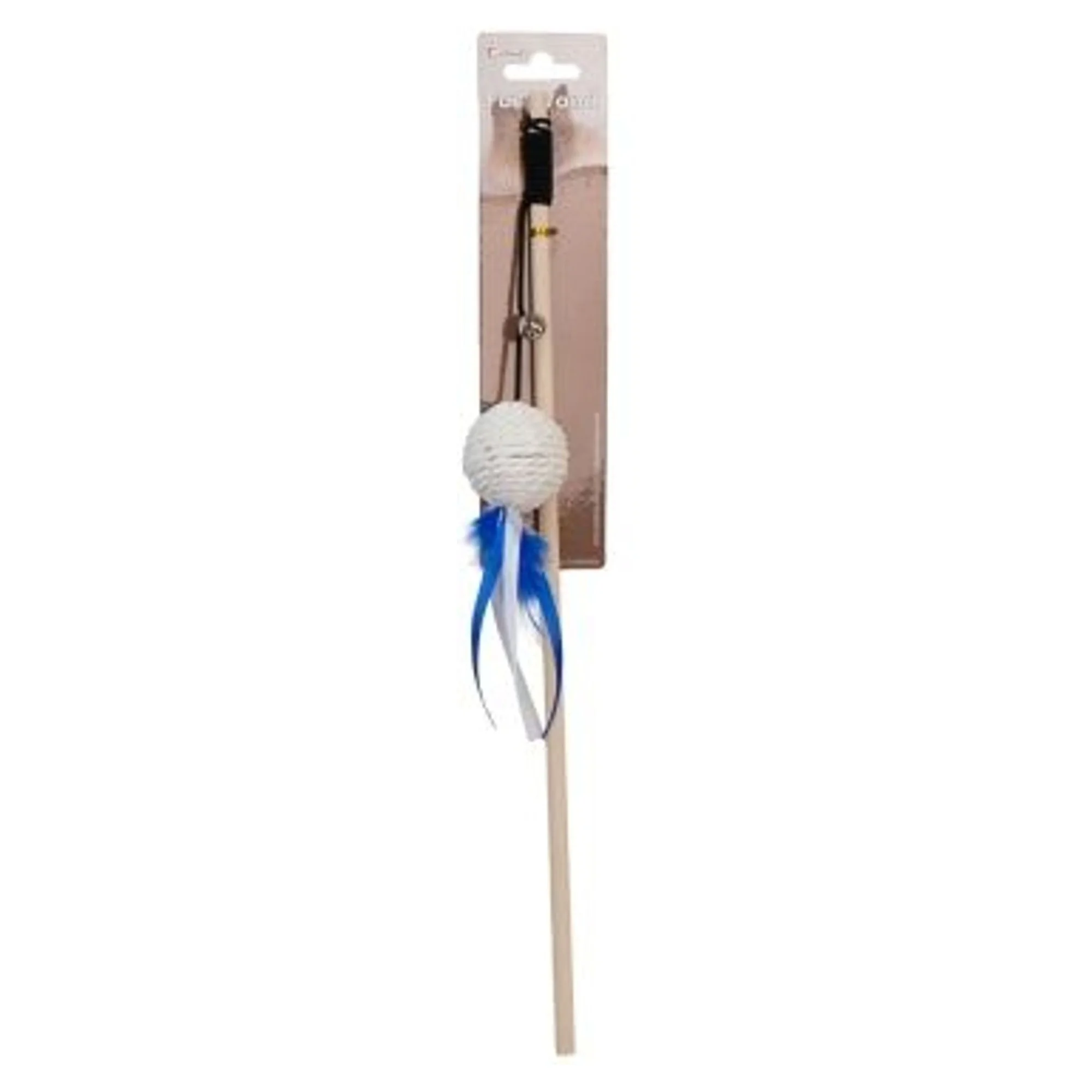 Eastland Zilli ve Tüylü Kedi Olta Oyuncağı 40 CM