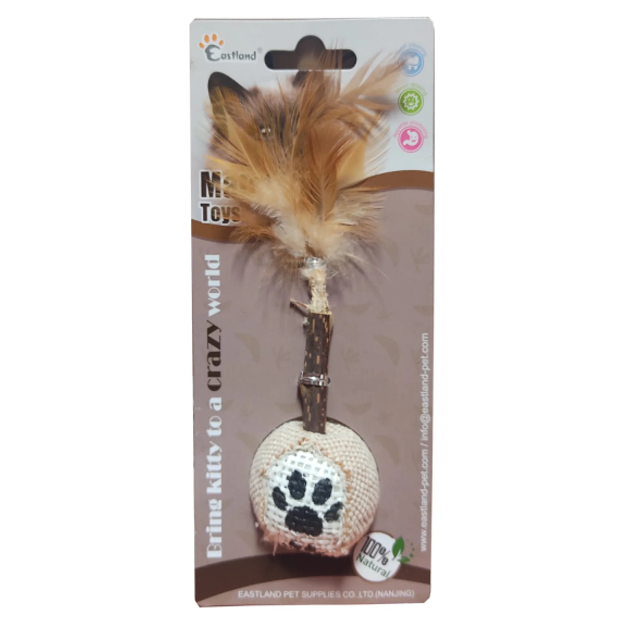 Eastland Matatabi Tüylü Top Kedi Oyuncağı 9 CM