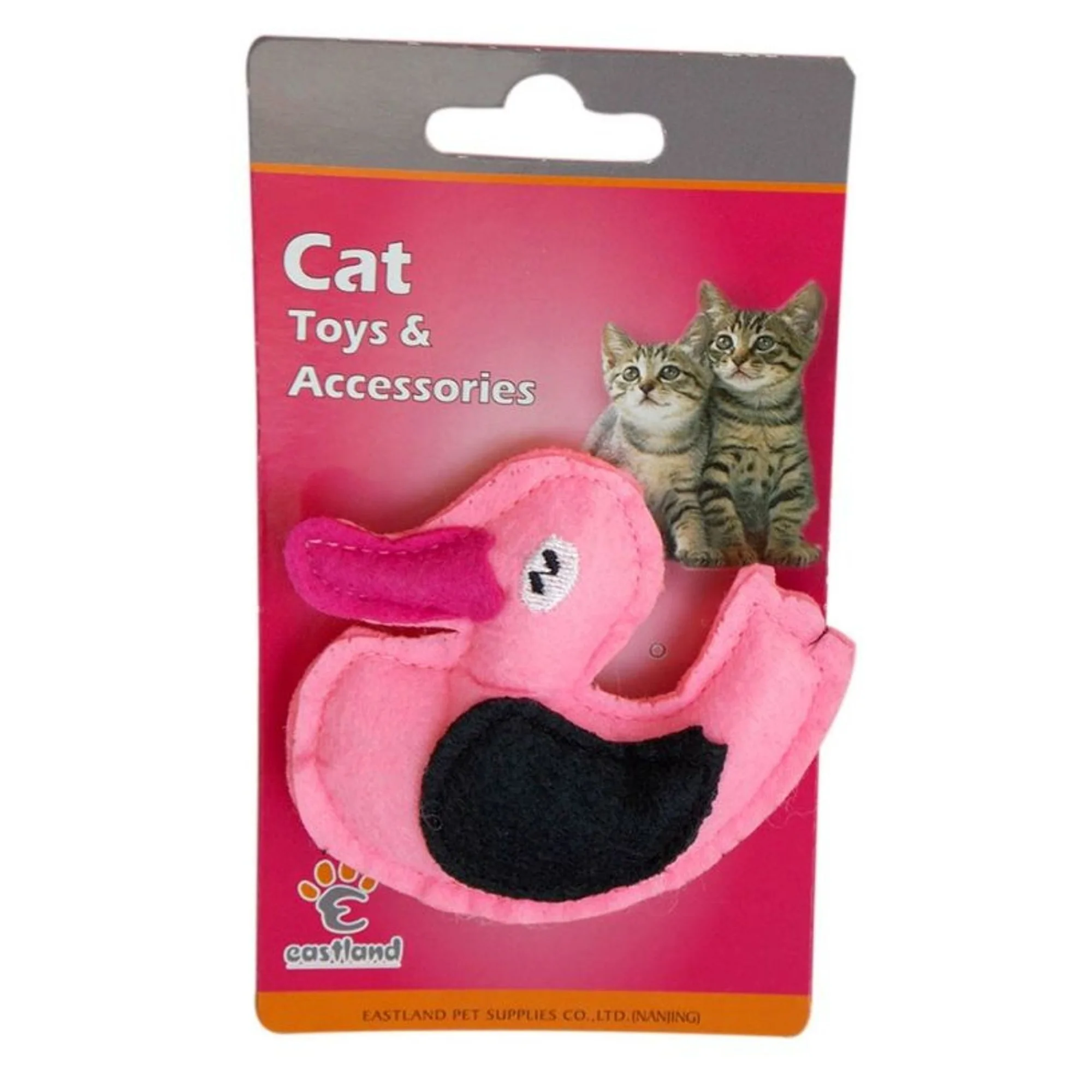 Eastland Kedi Otlu Peluş Ördek Kedi Oyuncağı 8.5 CM