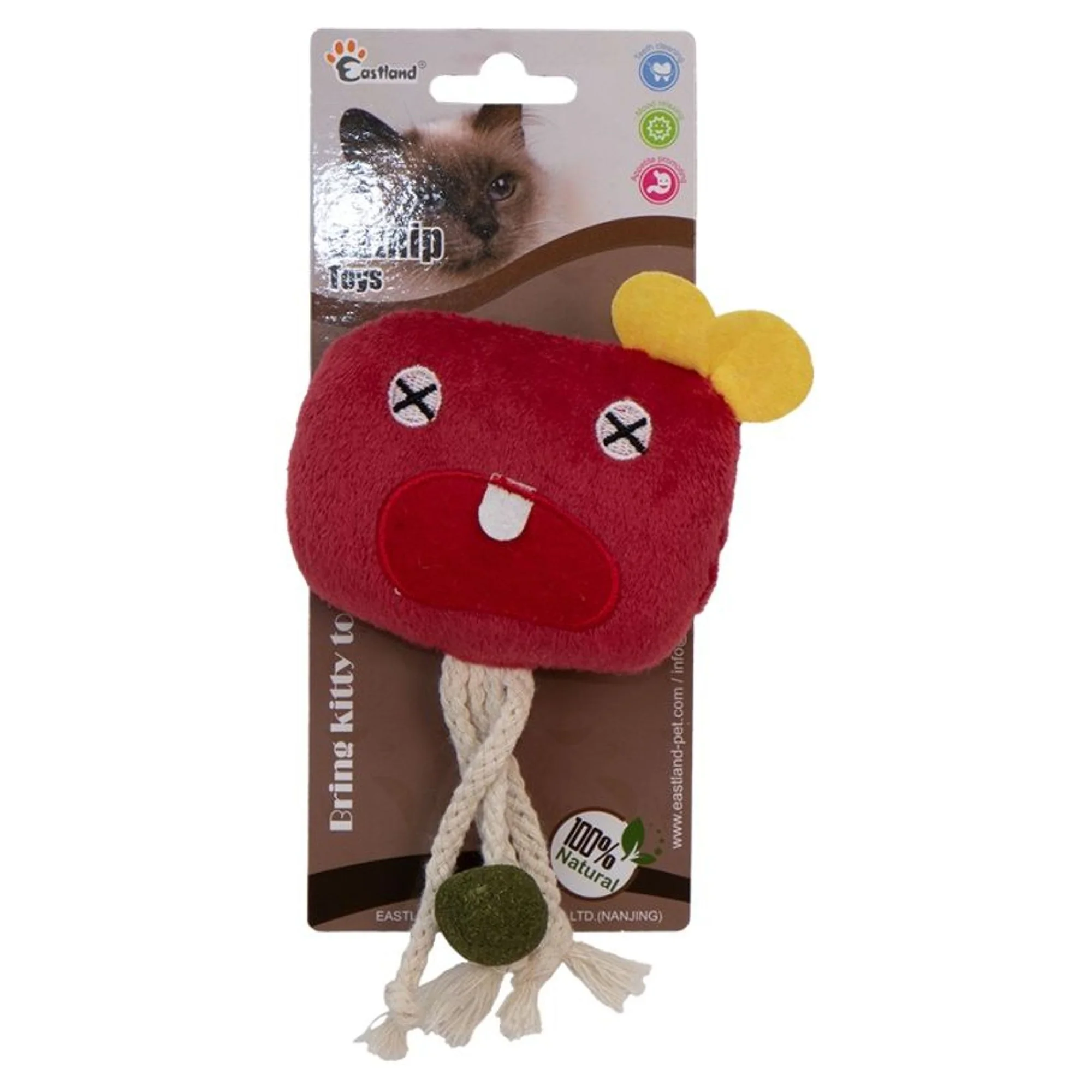 Eastland Catnipli Peluş Küp Kedi Oyuncağı 10 CM