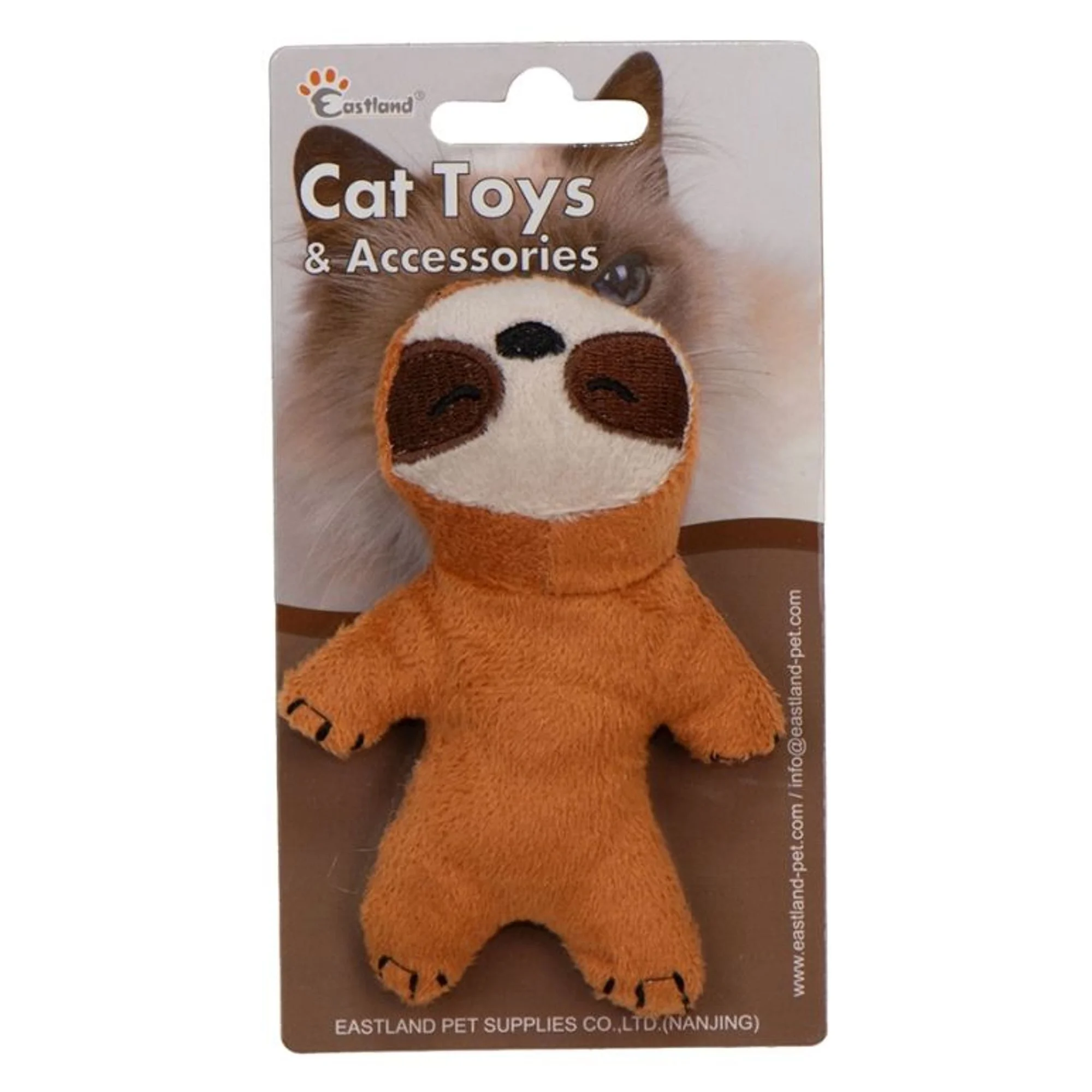 Eastland Catnipli Peluş Tembel Hayvan Kedi Oyuncağı 12 CM