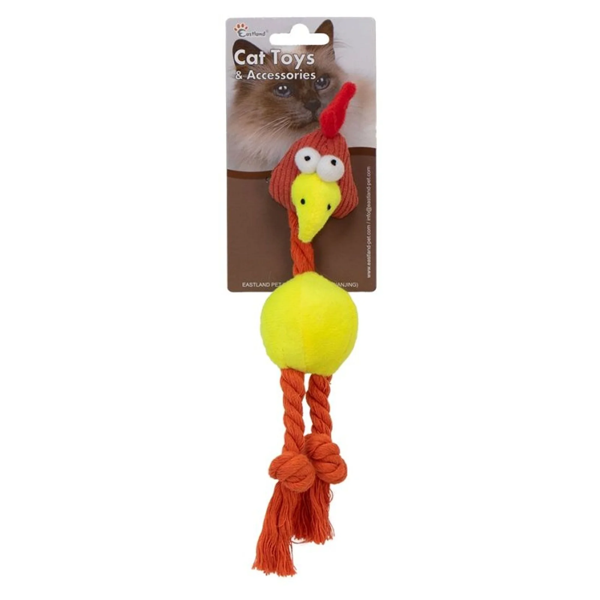 Eastland Catnipli Peluş Horoz Kedi Oyuncağı 20 CM
