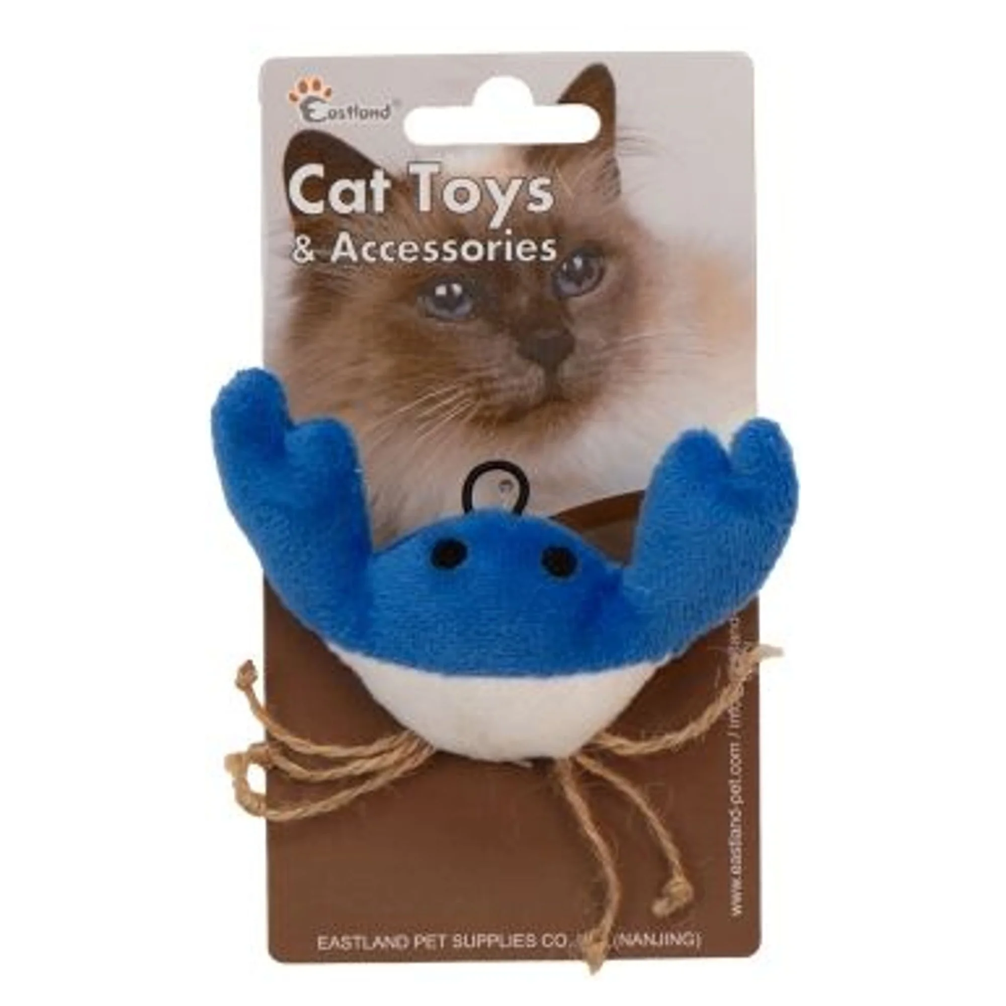 Eastland Catnipli Peluş Yengeç Kedi Oyuncağı 11 CM