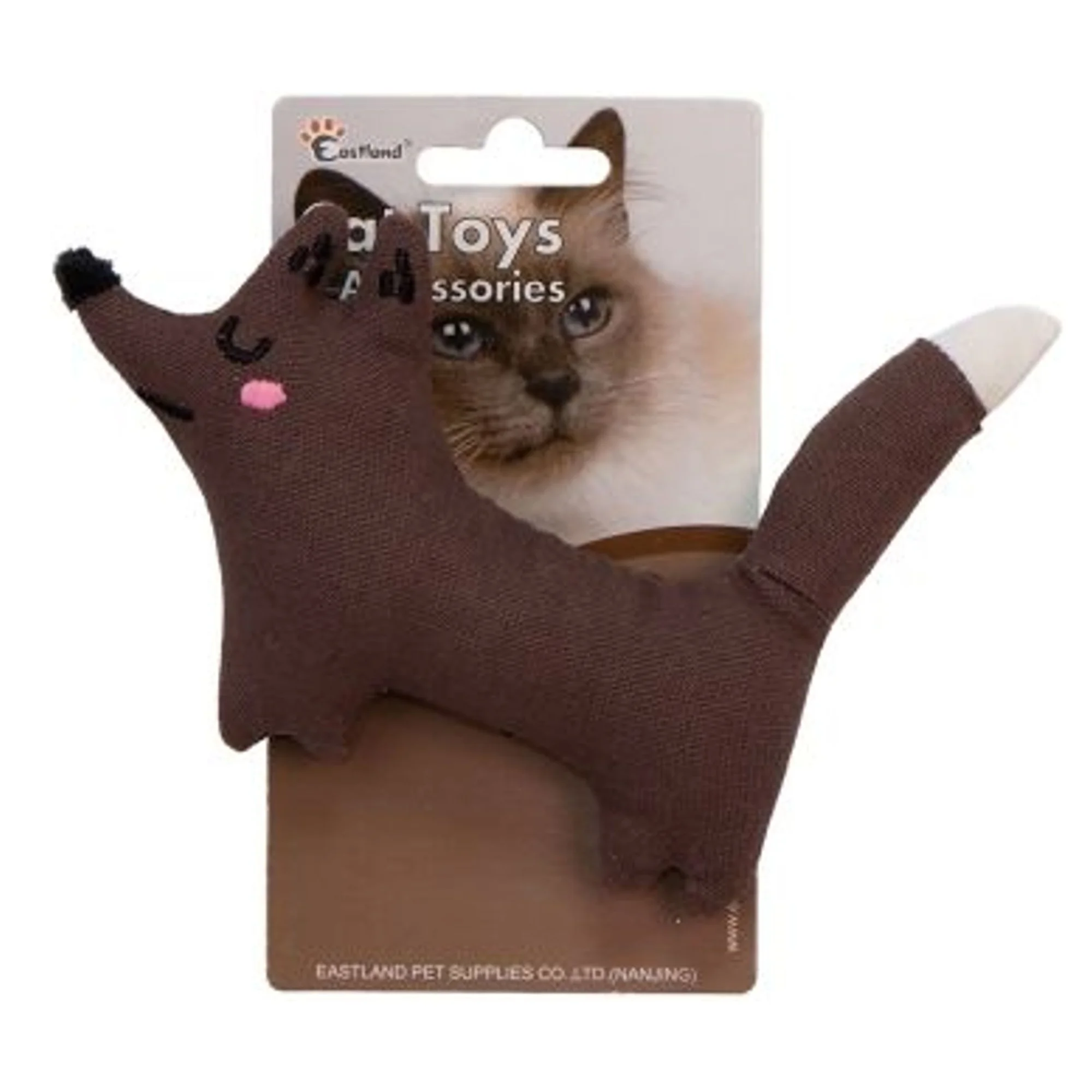 Eastland Catnipli Hışırtılı Peluş Tilki Kedi Oyuncağı 16,5 CM