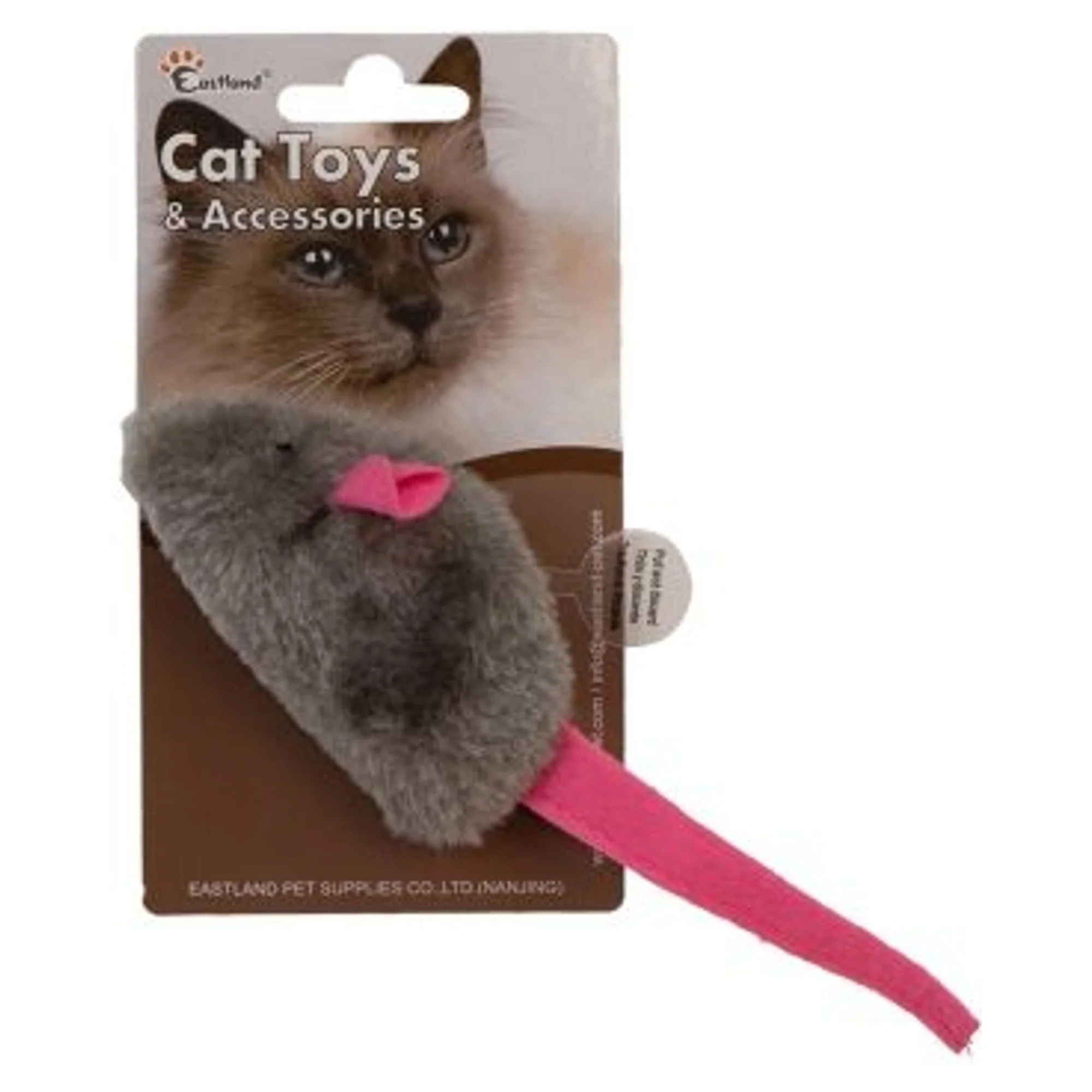 Eastland Catnipli Peluş Dijital Sesli Kedi Oyuncağı 8 CM