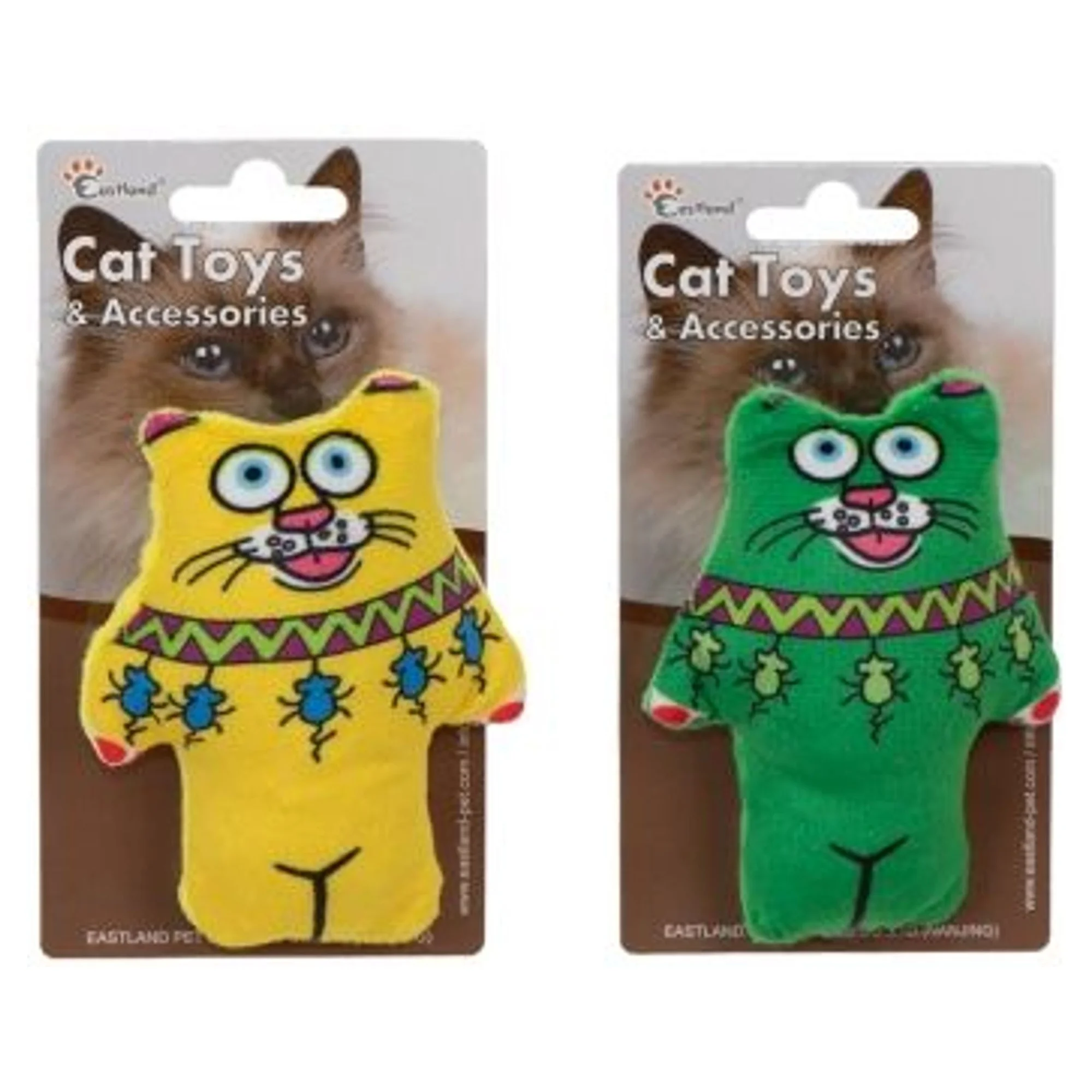 Eastland Kedi Naneli Öten Peluş Kedi Oyuncağı 11.5 CM