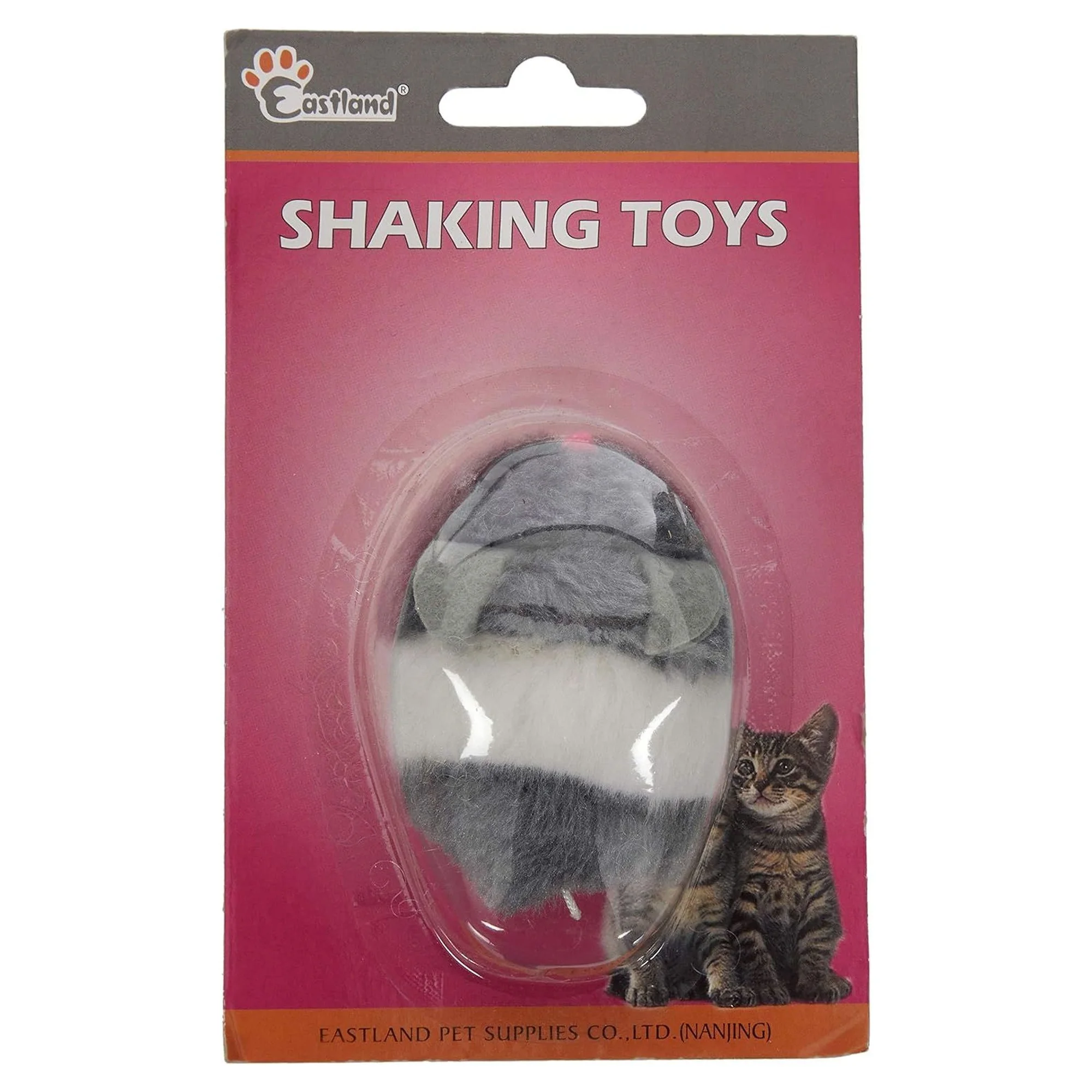 Eastland Titreyen Peluş Fare Kedi Oyuncağı 8 Cm