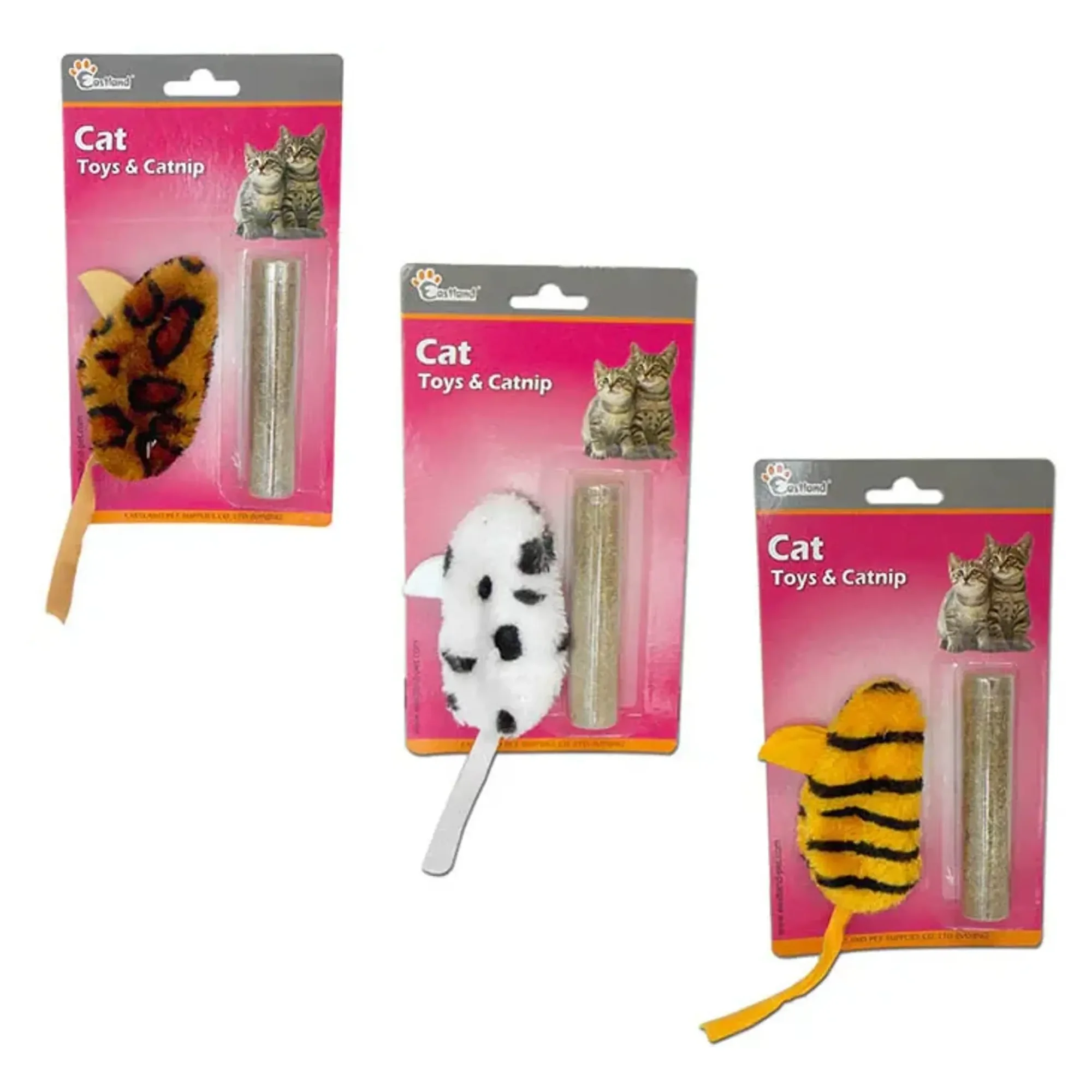 Eastland Kedi Otlu Fare Kedi Oyuncağı 6x10 CM
