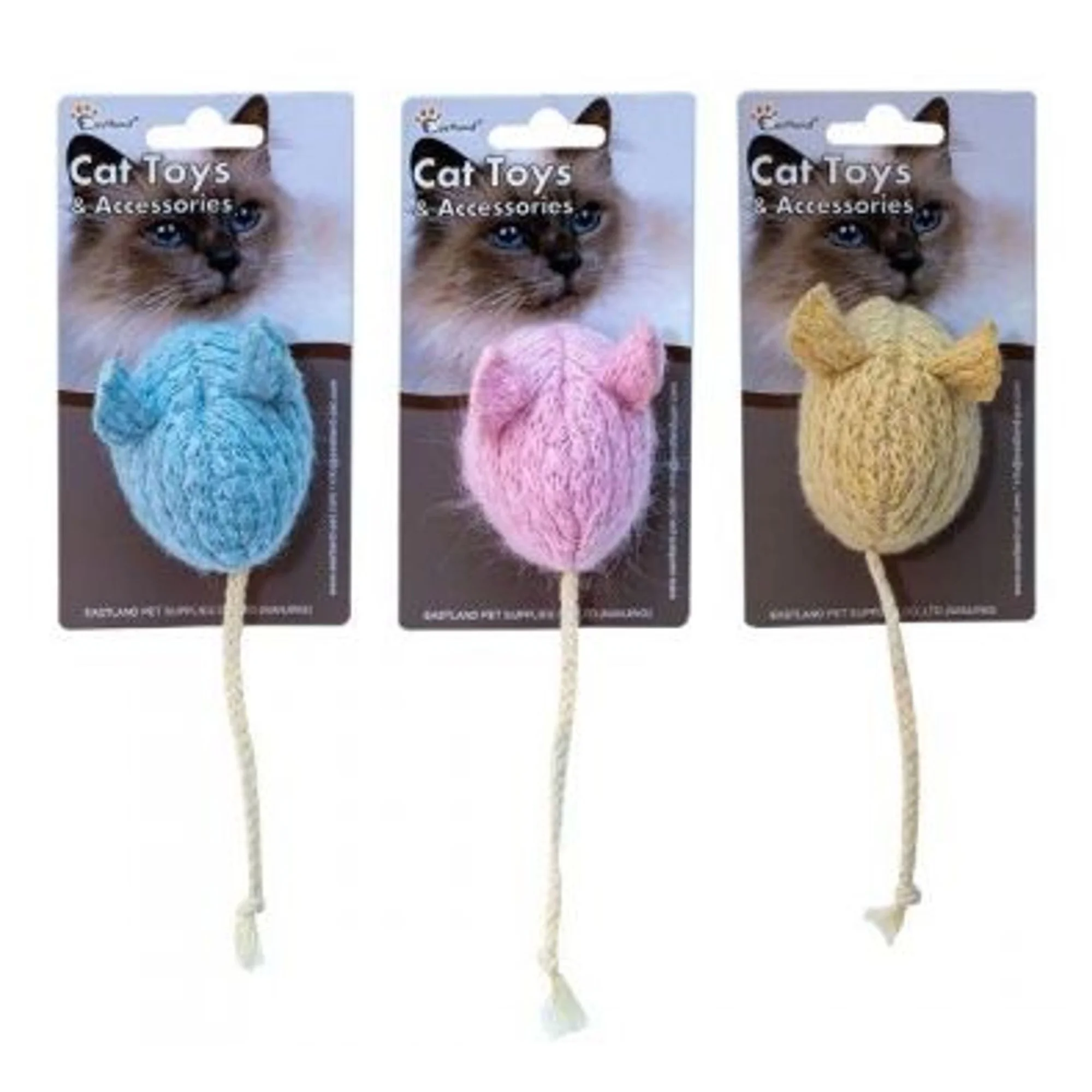 Eastland İpli Peluş Fare Kedi Oyuncağı