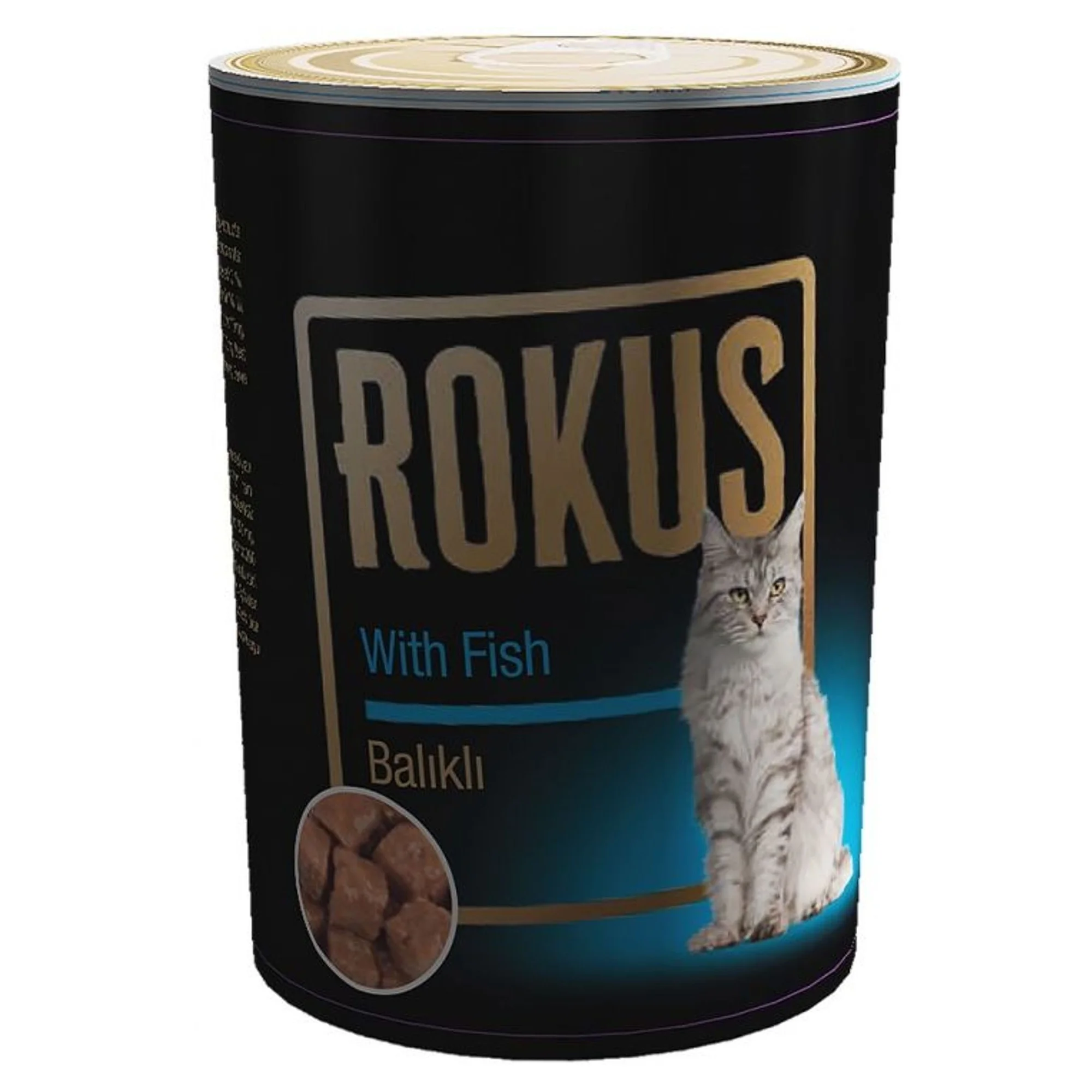 Rokus Balıklı Kedi Konservesi 410 G