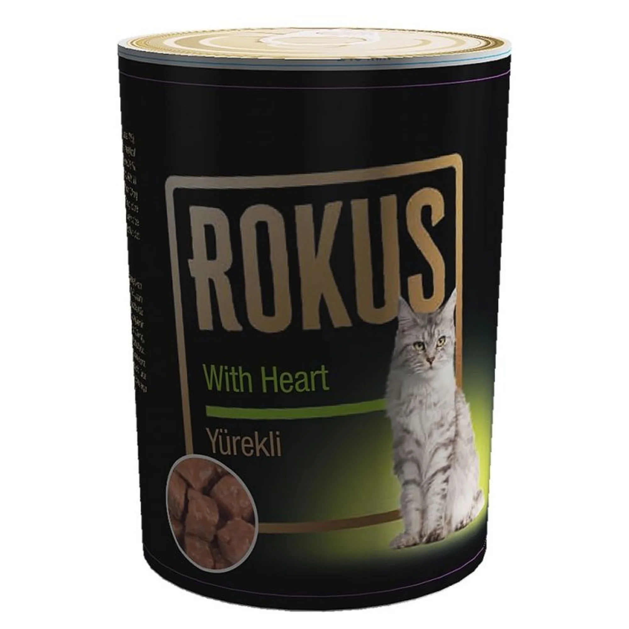 Rokus Yürekli Kedi Konservesi 410 G