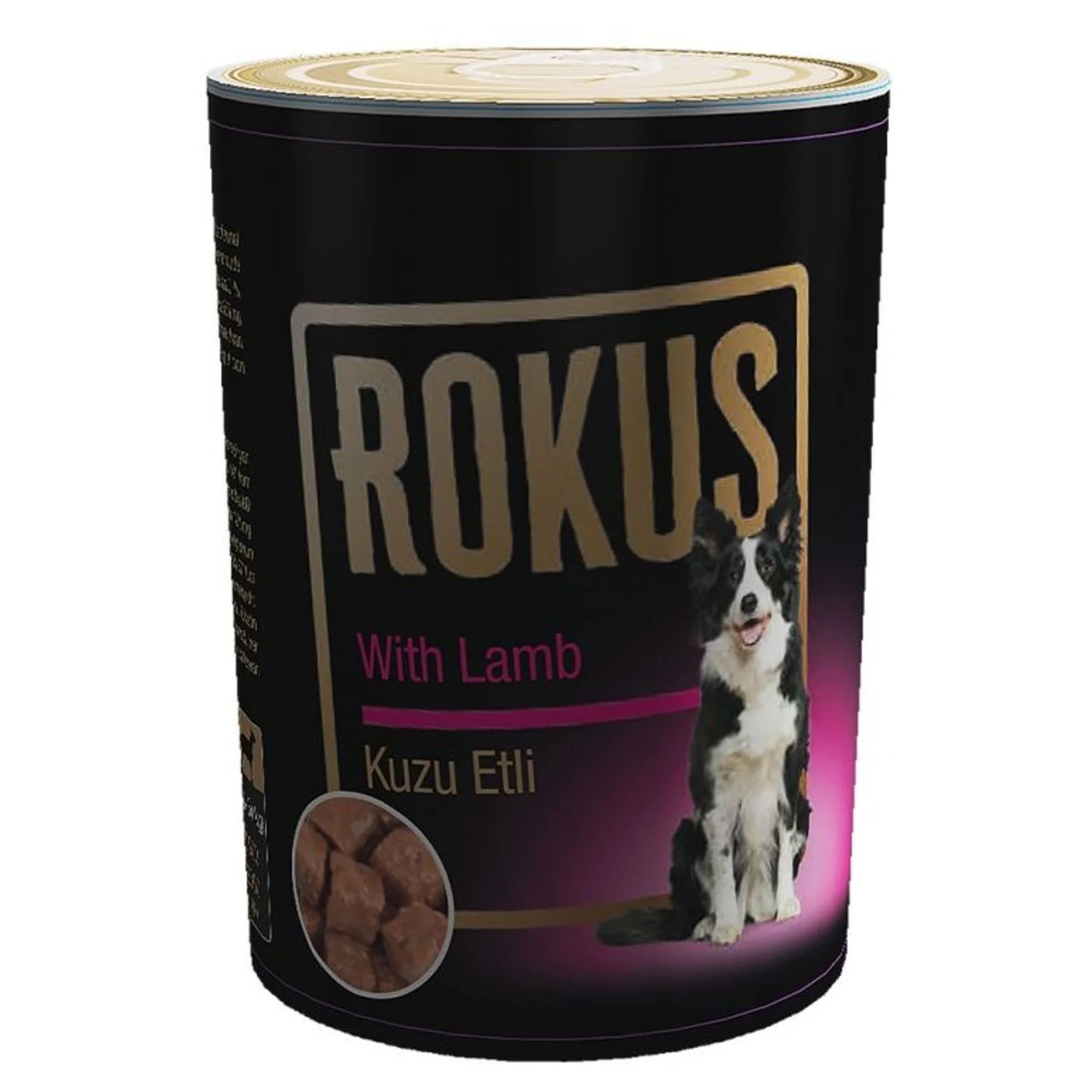 Rokus Kuzu Etli Köpek Konservesi 410 G