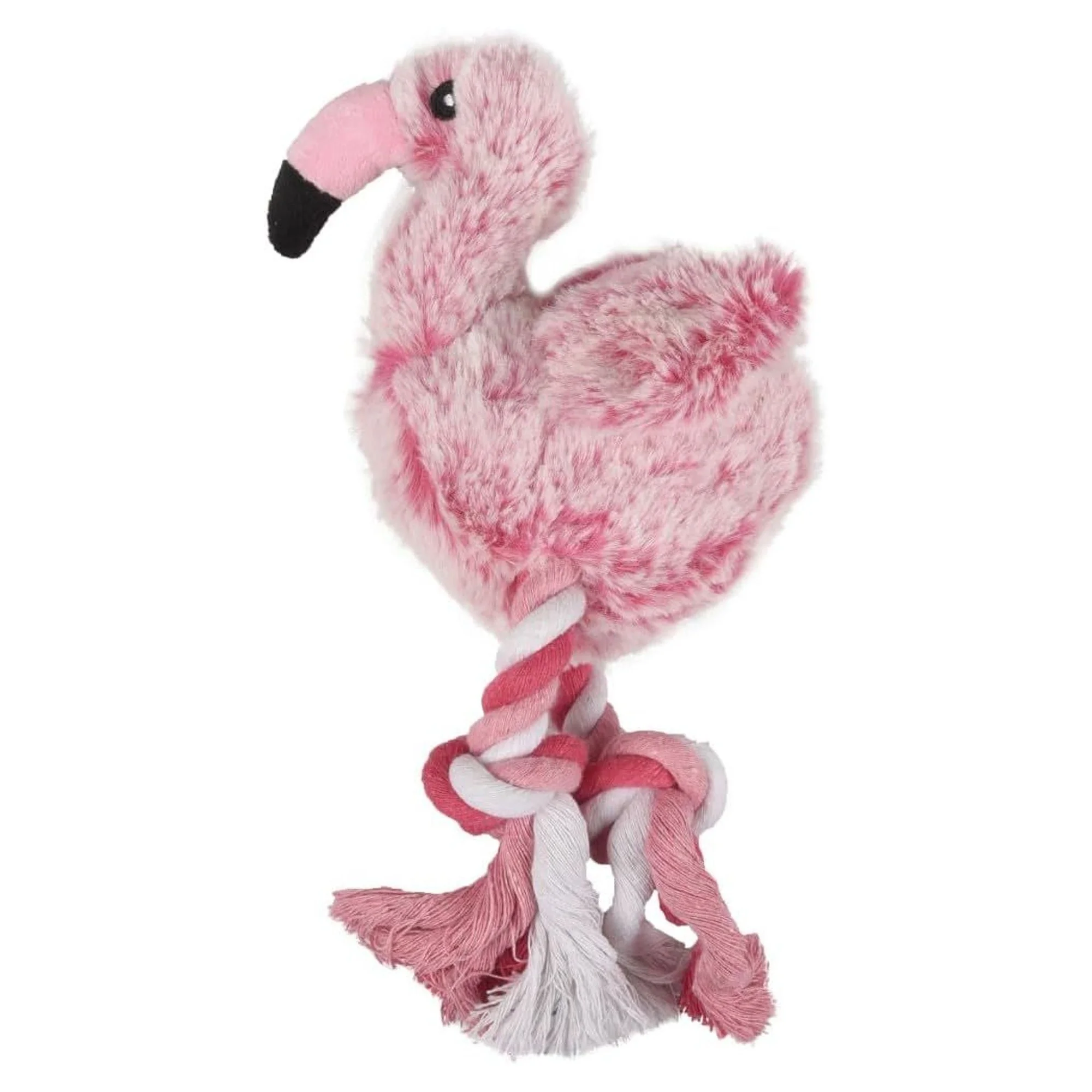 Flamingo Andes İpli Pembe Peluş Flamingo Köpek Oyuncağı 25 CM