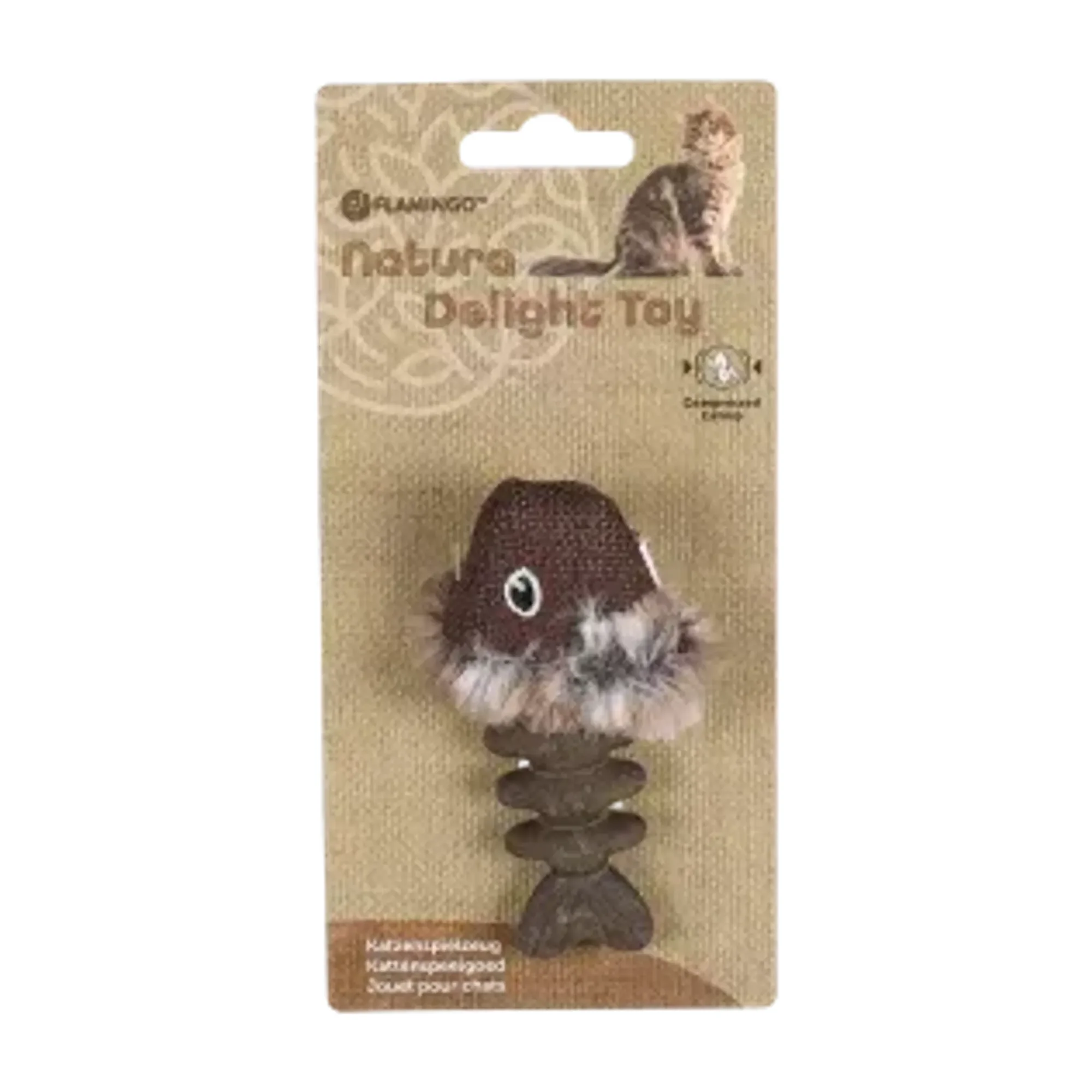Flamingo Natura Catnip Balık Şeklinde Oyuncak