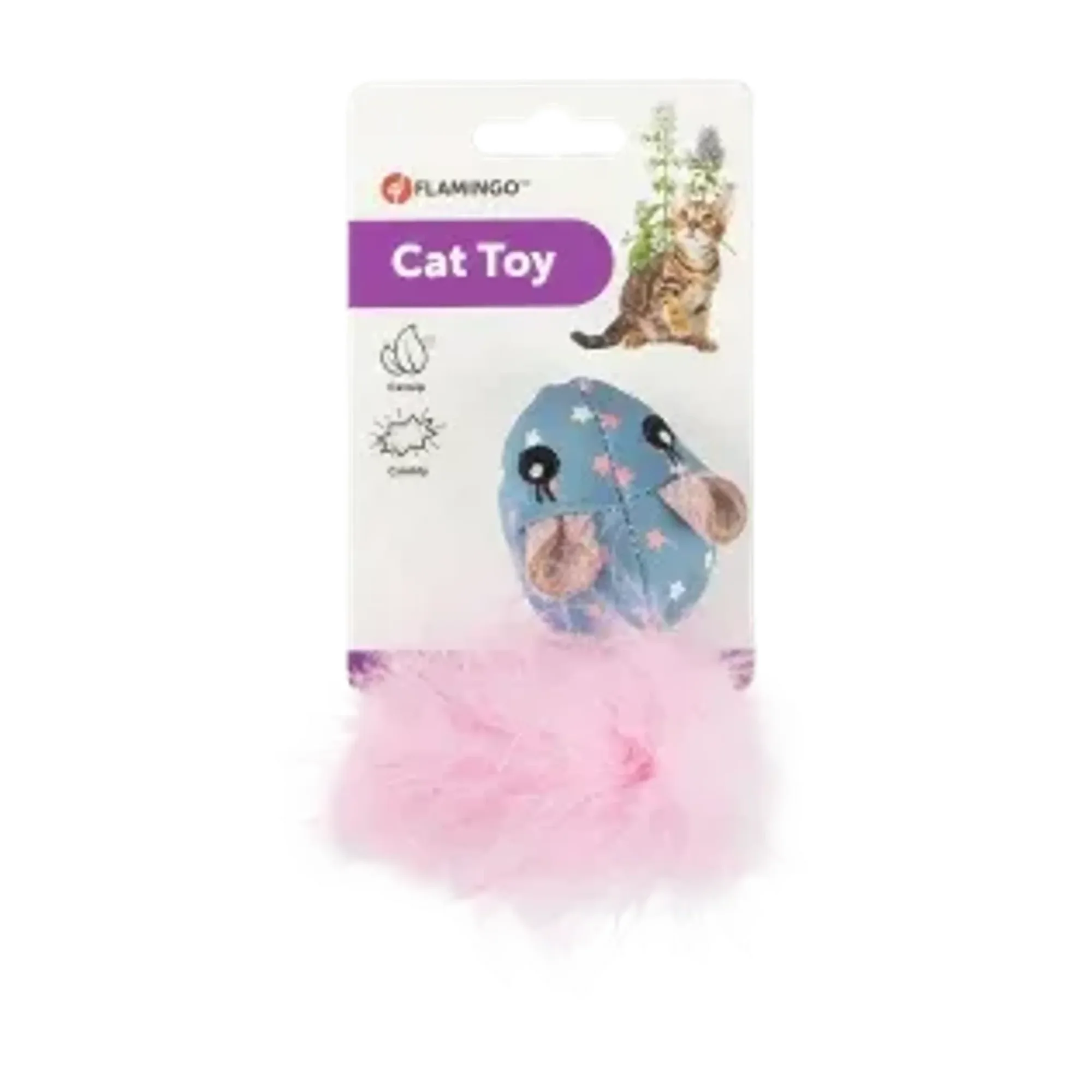 Flamingo Winny Tüylü Hışırtıla Fare Oyuncak