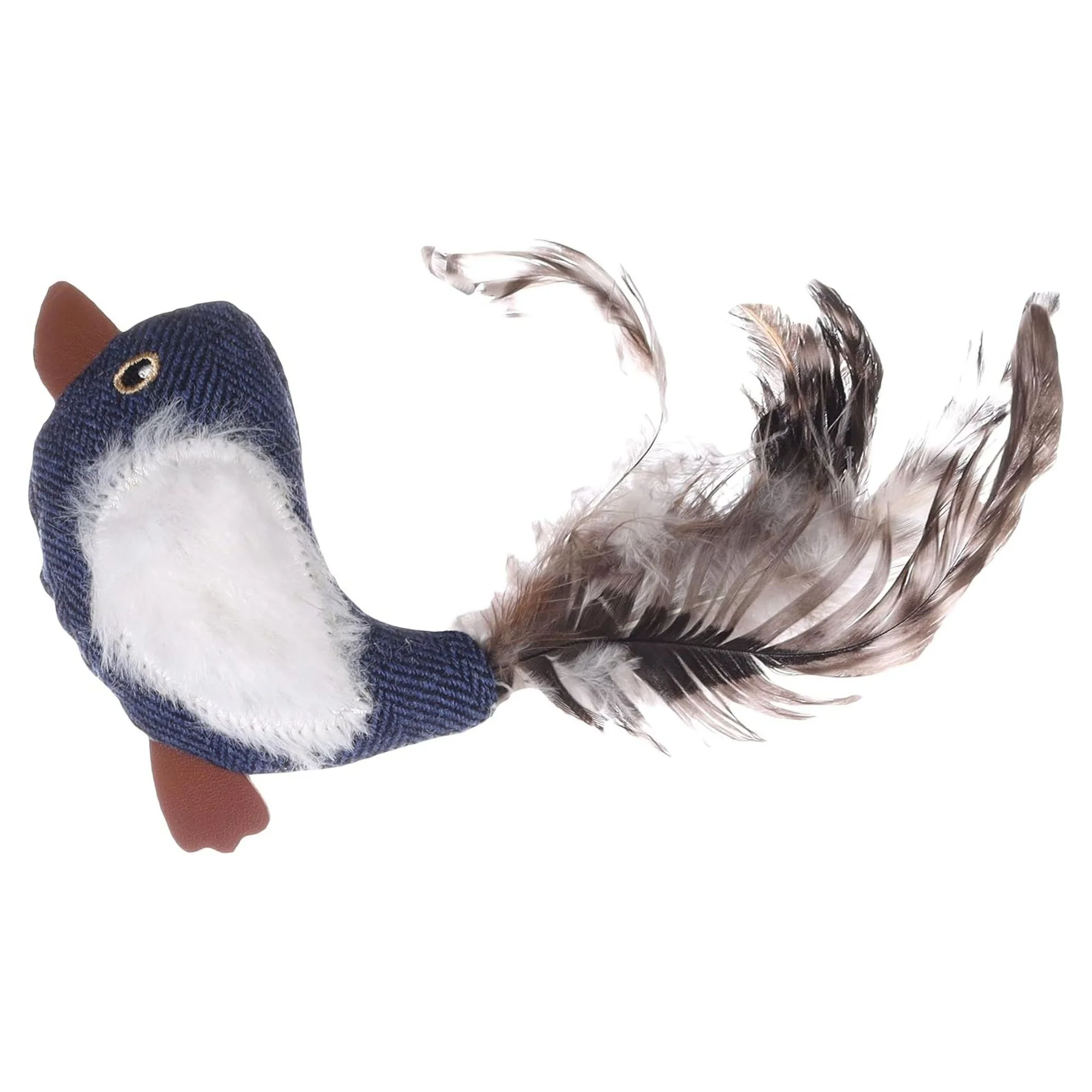 Flamingo Jeany Kot Desenli Catnipli Kuş Kedi Oyuncağı