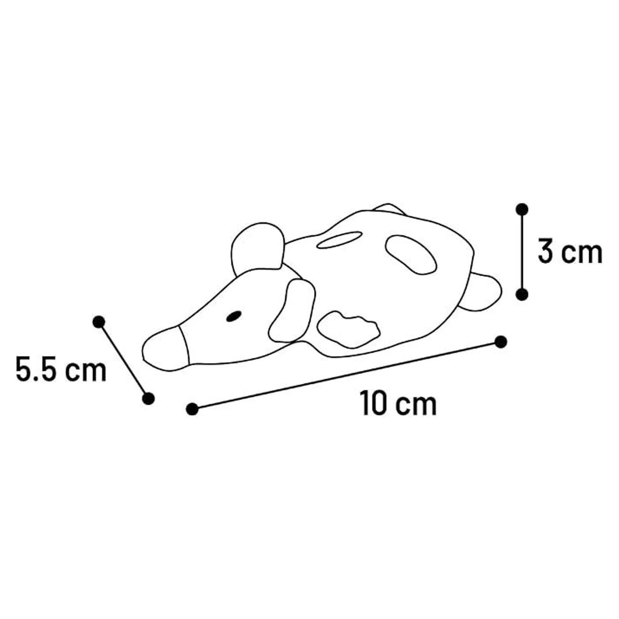 Flamingo Gragga Catnipli Renkli Peluş Fare Kedi Oyuncağı — Fare & Peluş Oyuncaklar, 40 g — Görsel 2