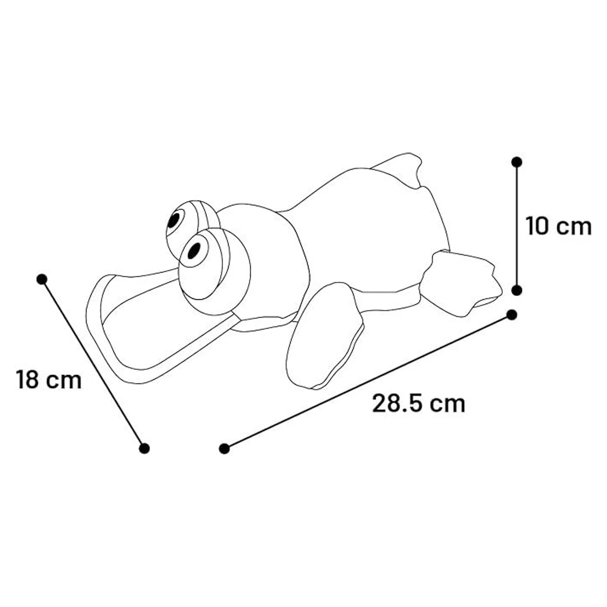 Flamingo Yeşil-Sarı Sesli Peluş Kaz Kedi Oyuncağı — Fare & Peluş Oyuncaklar, 140 g — Görsel 3