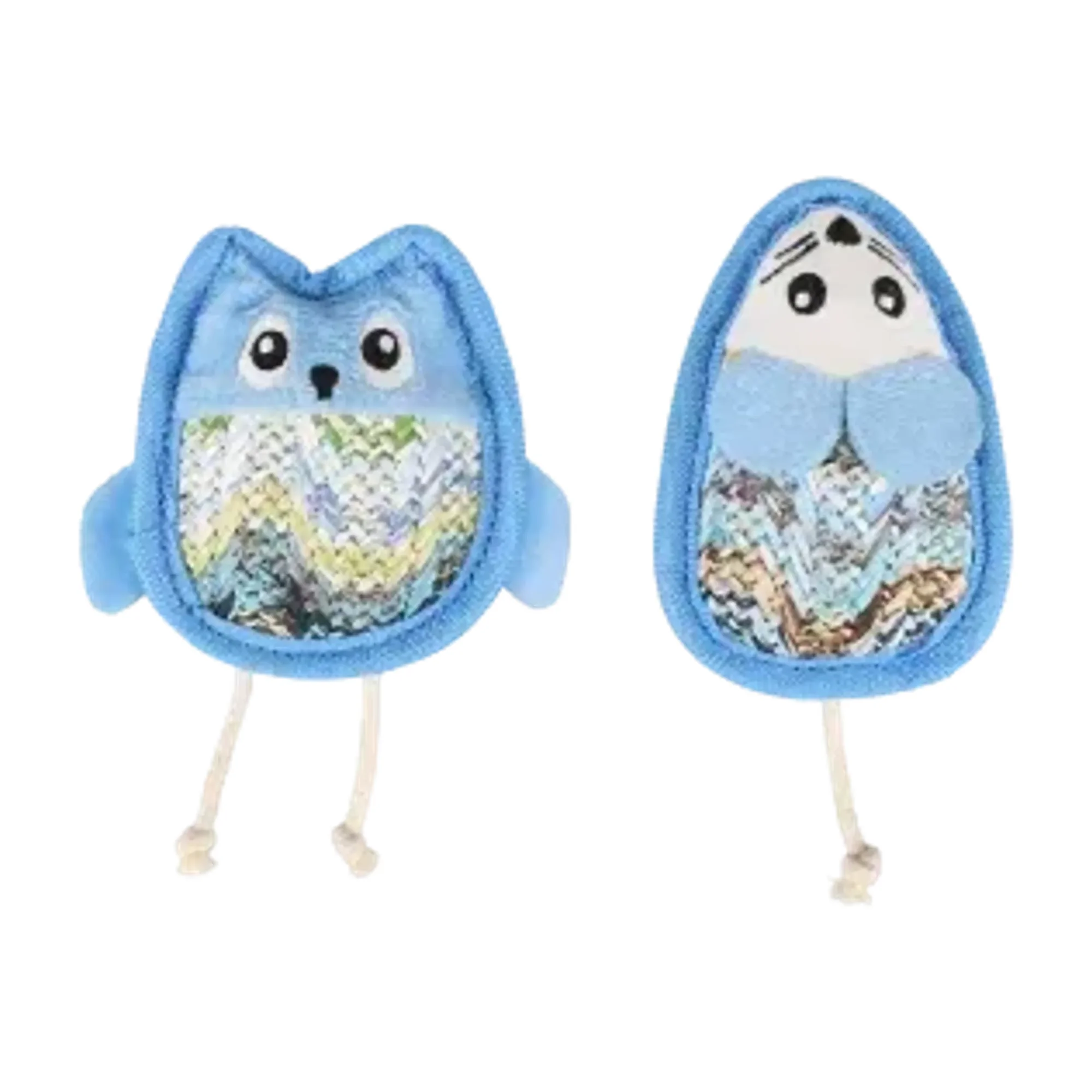 Flamingo Kagra Catnipli Mini Peluş Fare ve Baykuş Kedi Oyuncağı