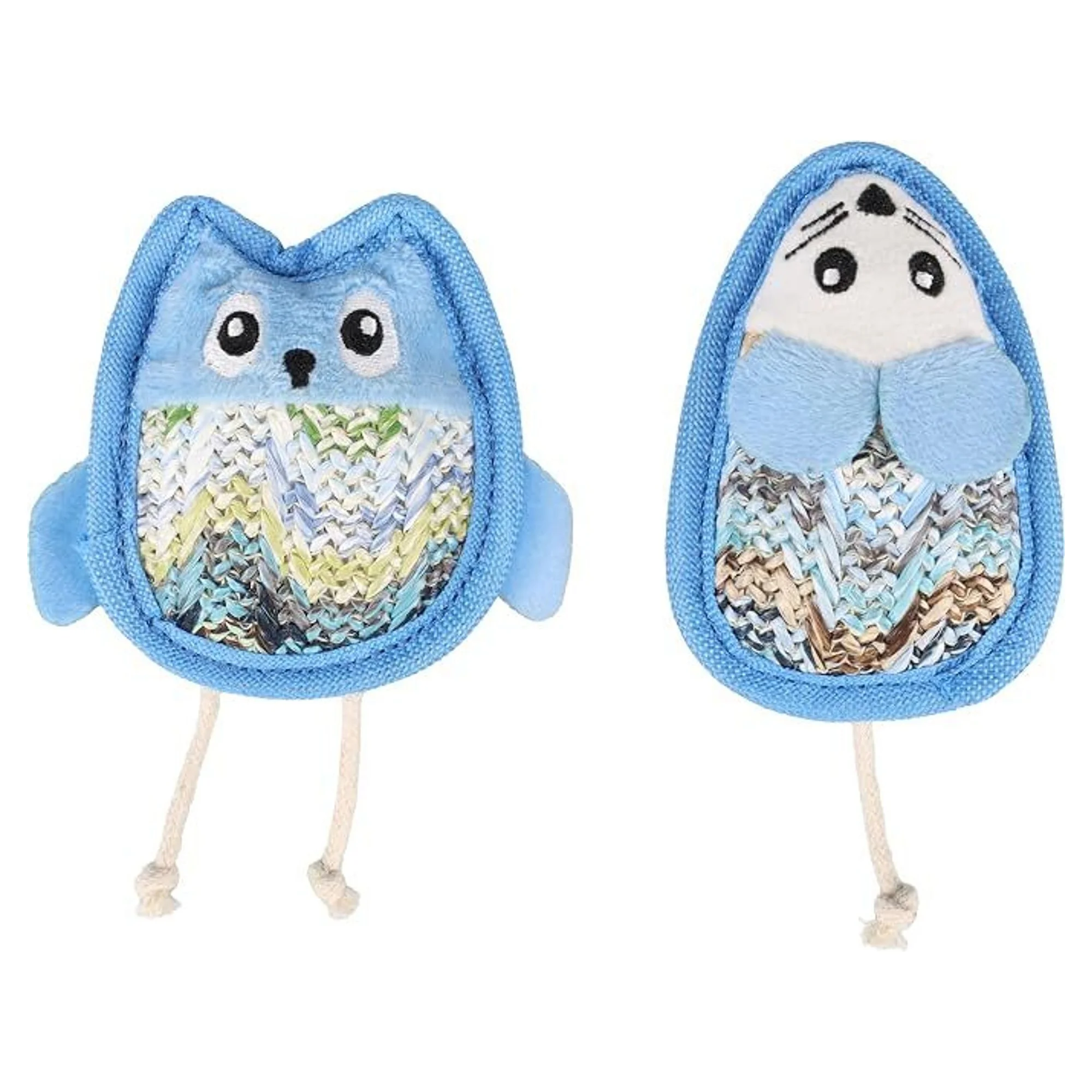 Flamingo Kagra Catnipli Mini Peluş Fare ve Baykuş Kedi Oyuncağı