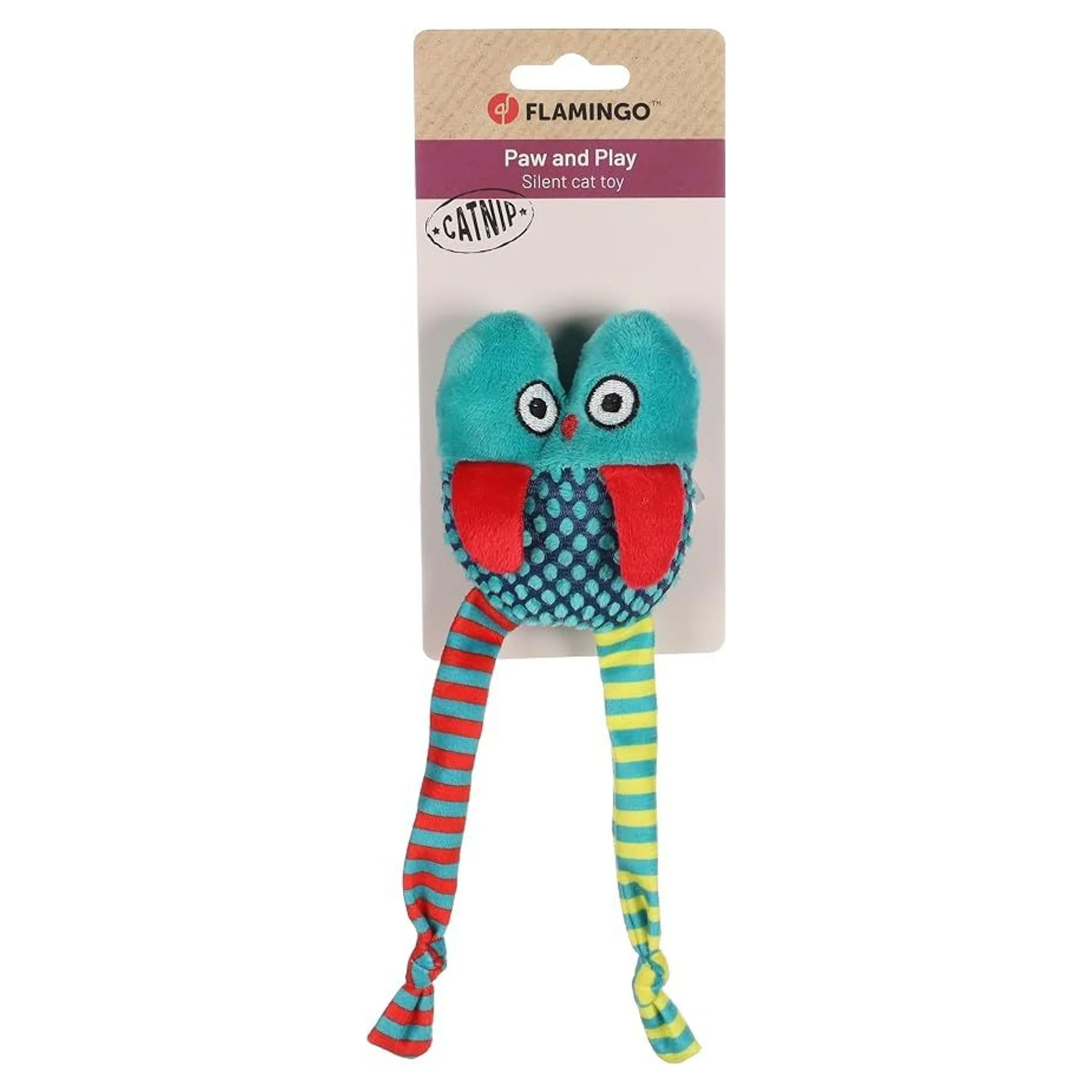 Flamingo Raibo Catnipli Kumaş Baykuş Kedi Oyuncağı — Kedi Naneli Oyuncaklar (Catnip), 60 g — Görsel 2