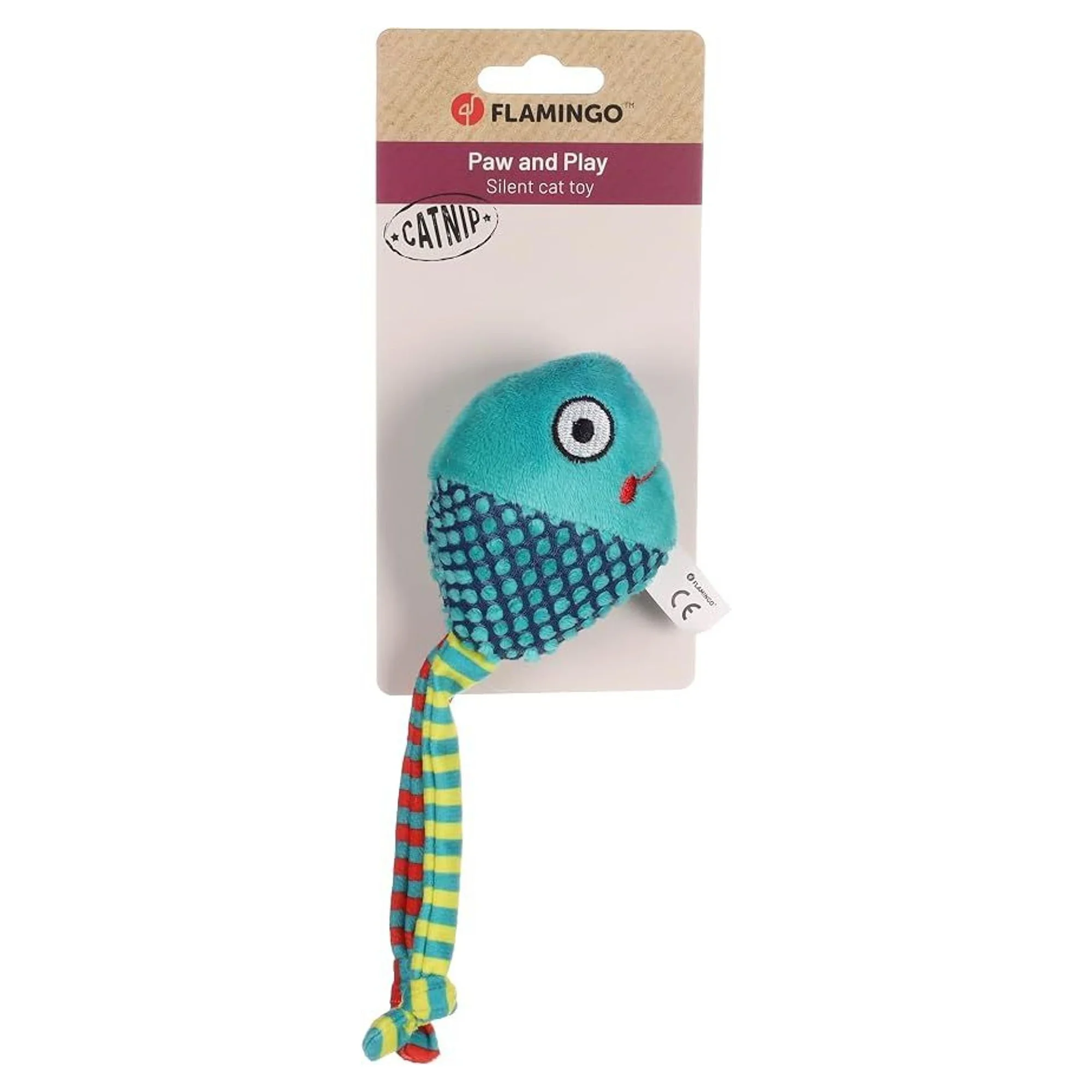 Flamingo Raibo Catnipli Renkli Kumaş Kedi Oyuncağı — Kedi Naneli Oyuncaklar (Catnip), 50 g — Görsel 2