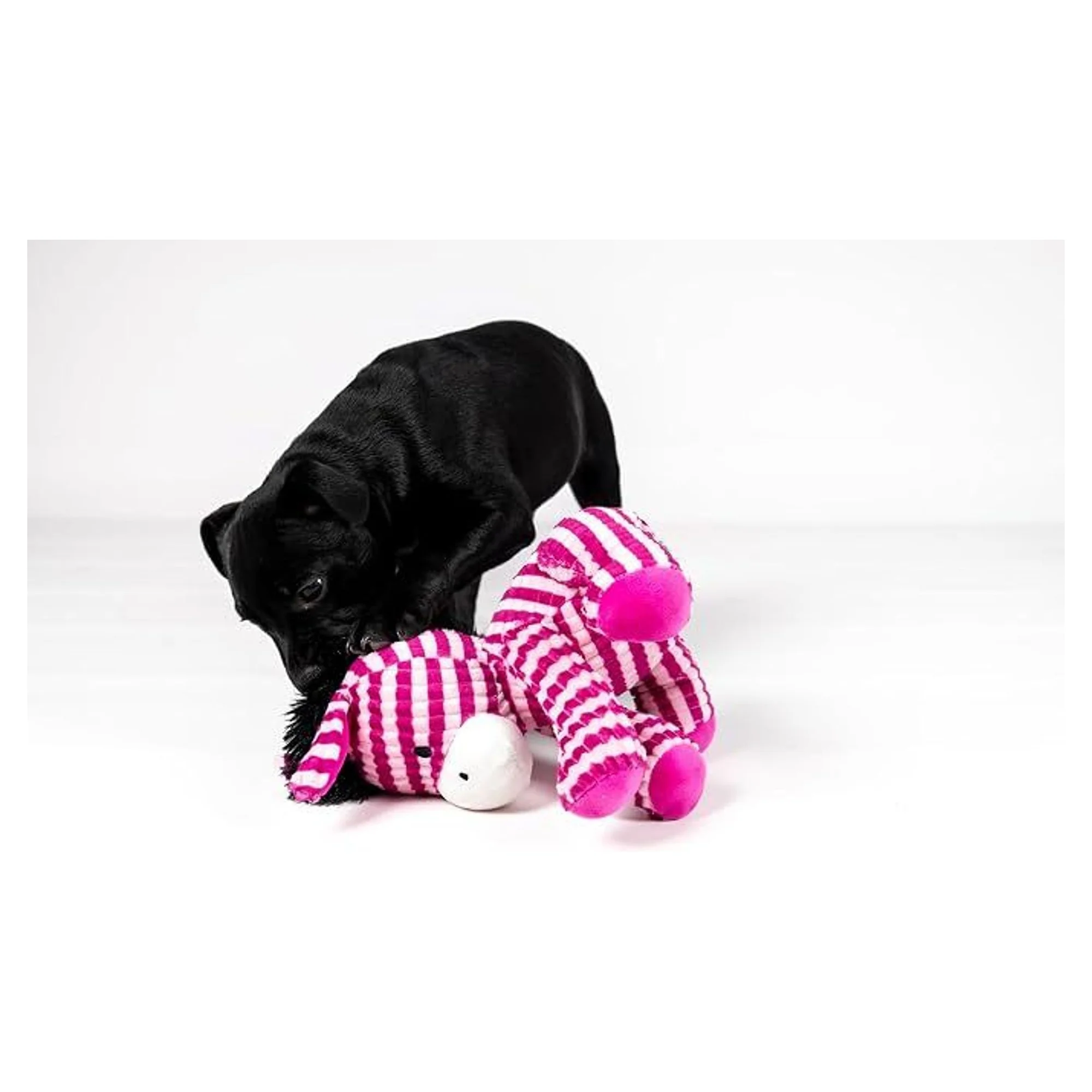 Flamingo Azor Pembe Peluş Eşek Köpek Oyuncağı — Kumaş ve Peluş Oyuncaklar, 110 g — Görsel 4