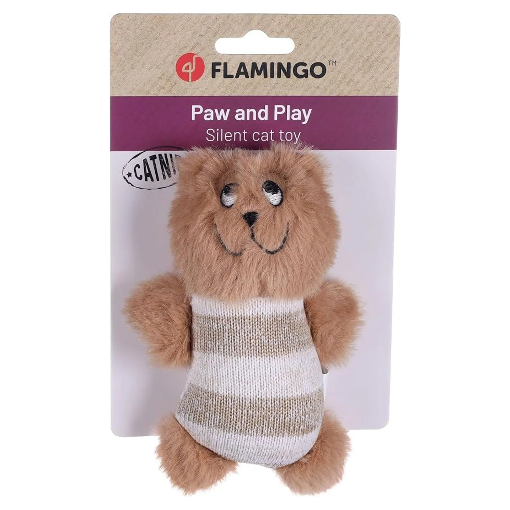 Flamingo Peluş Ayıcık Kedi Oyuncağı — Fare & Peluş Oyuncaklar, 80 g — Görsel 2