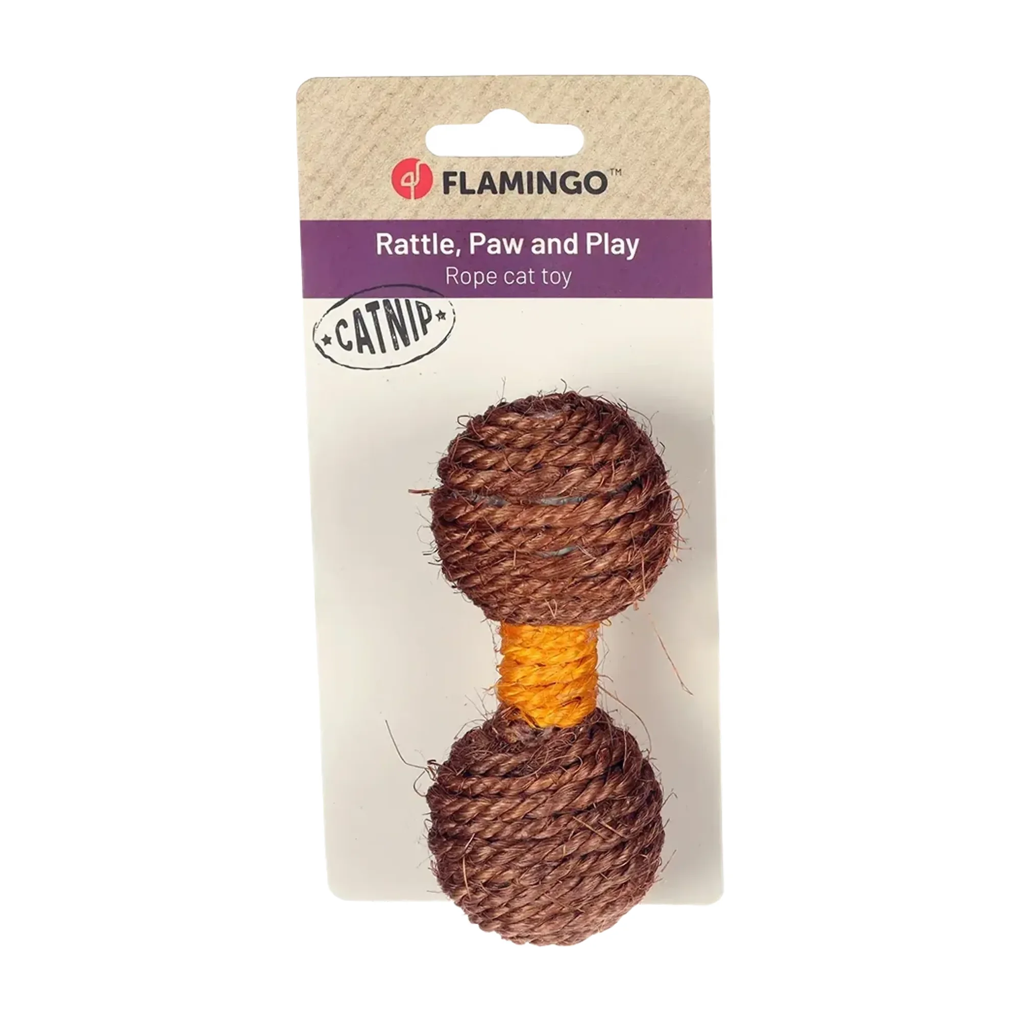 Flamingo Justo Hasır Dambıl Köpek Kumaş ve Peluş Oyuncak