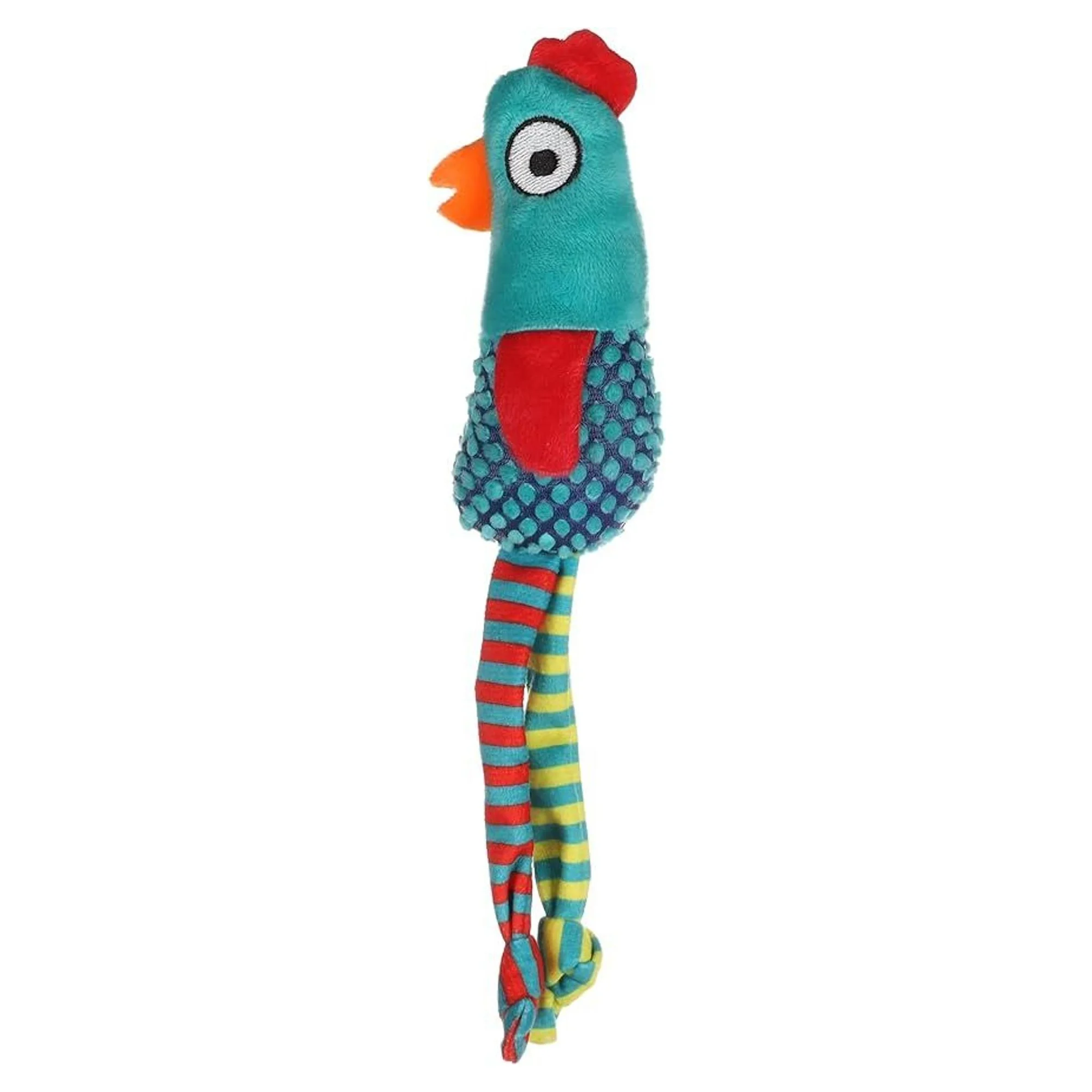 Flamingo Raibo Catnipli Renkli Kumaş Tavuk Kedi Oyuncağı Yeşil
