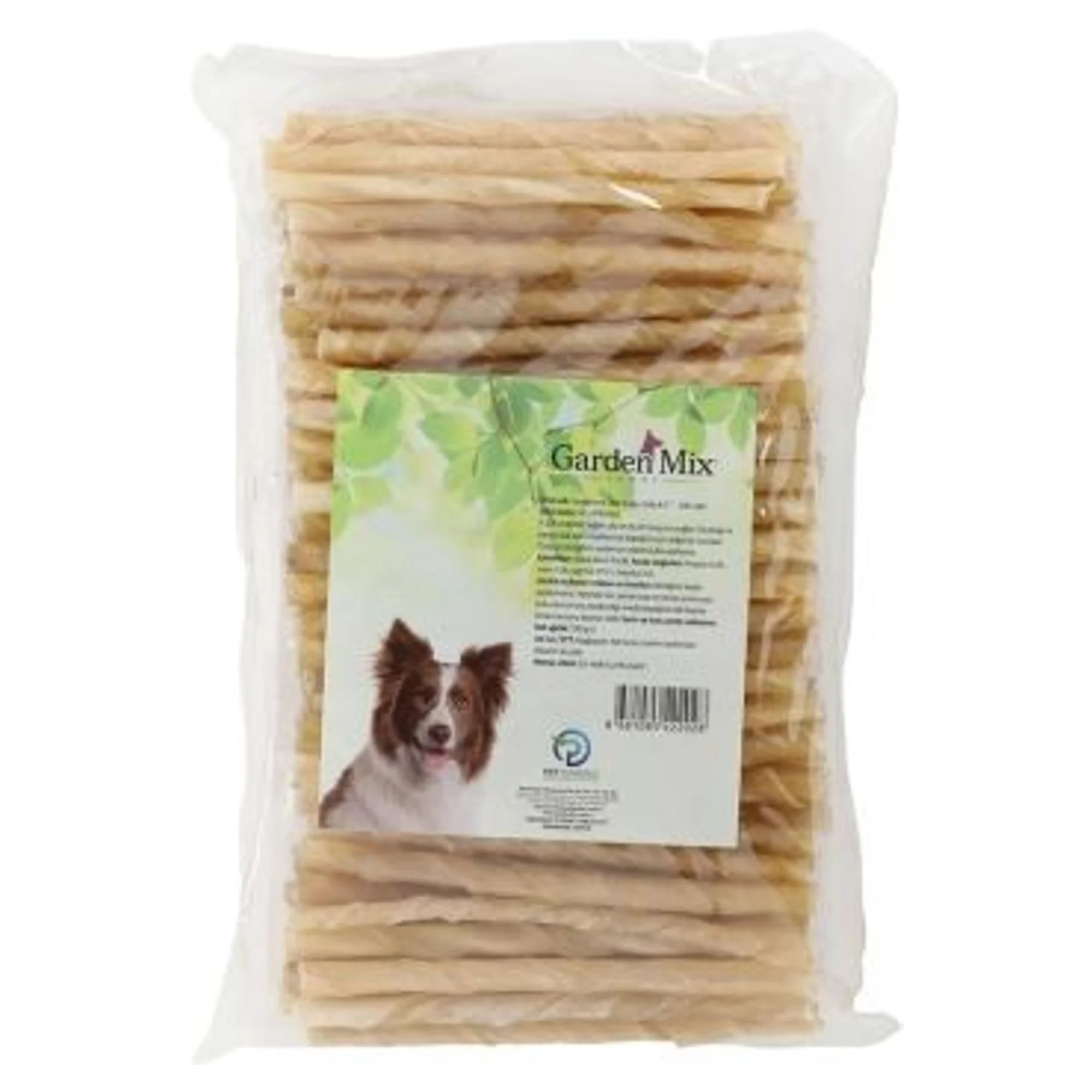 Garden Mix Beyaz Düğümlü Deri Kemik Köpek Ödül Maması 4'lü