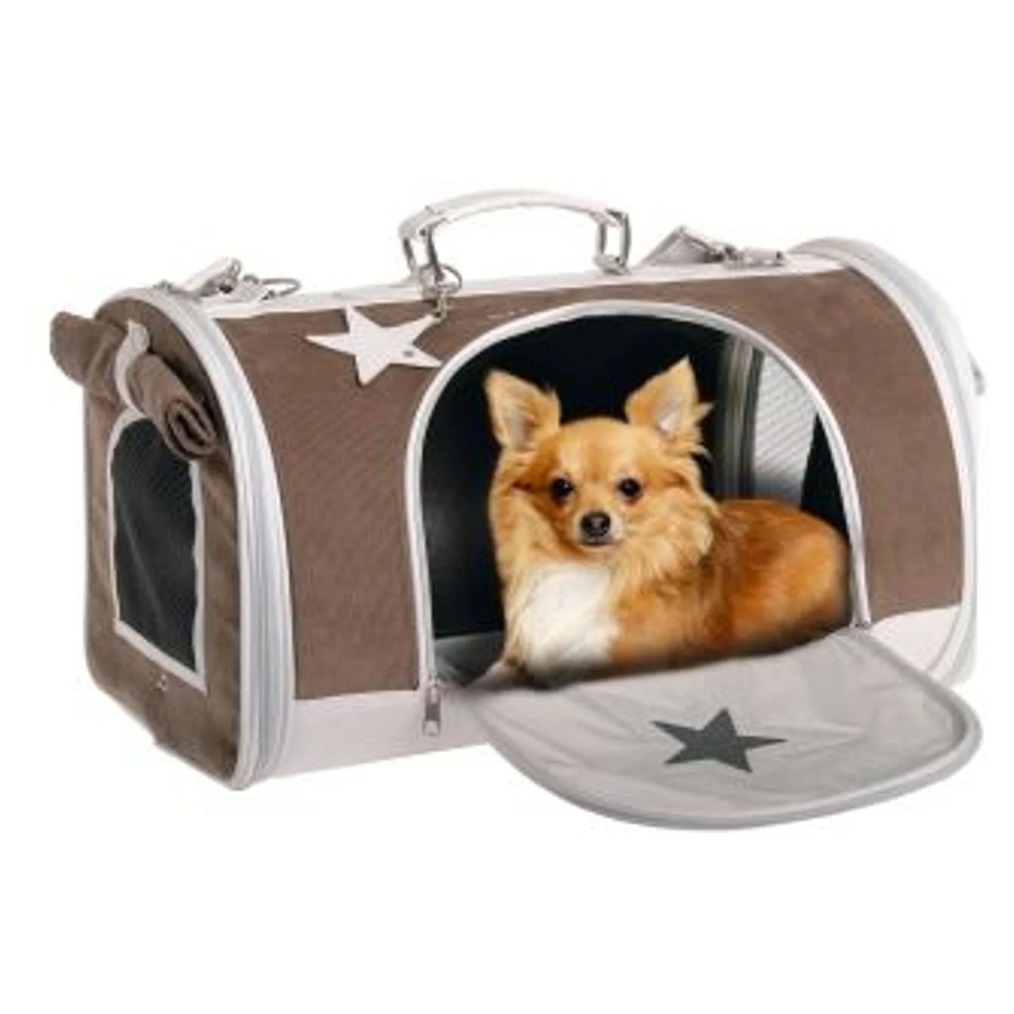 Karlie Siyah Kediler ve Köpekler İçin Taşıma Çantası 43x21x29 CM