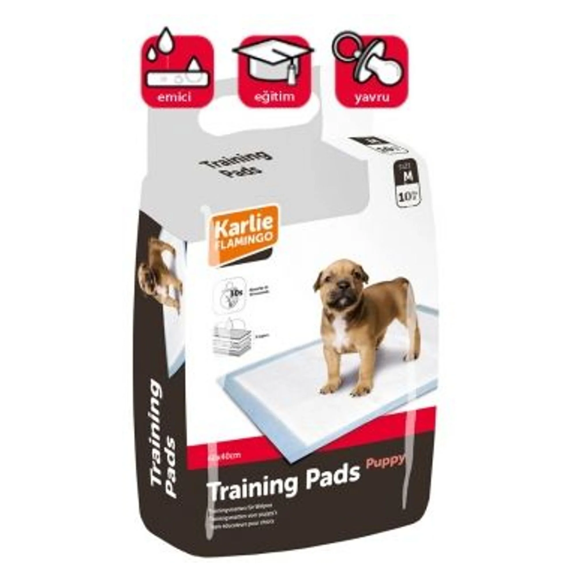 Karlie Yavru Köpek Çiş Pedi Orta Boy 60x40 cm 10'lu Paket