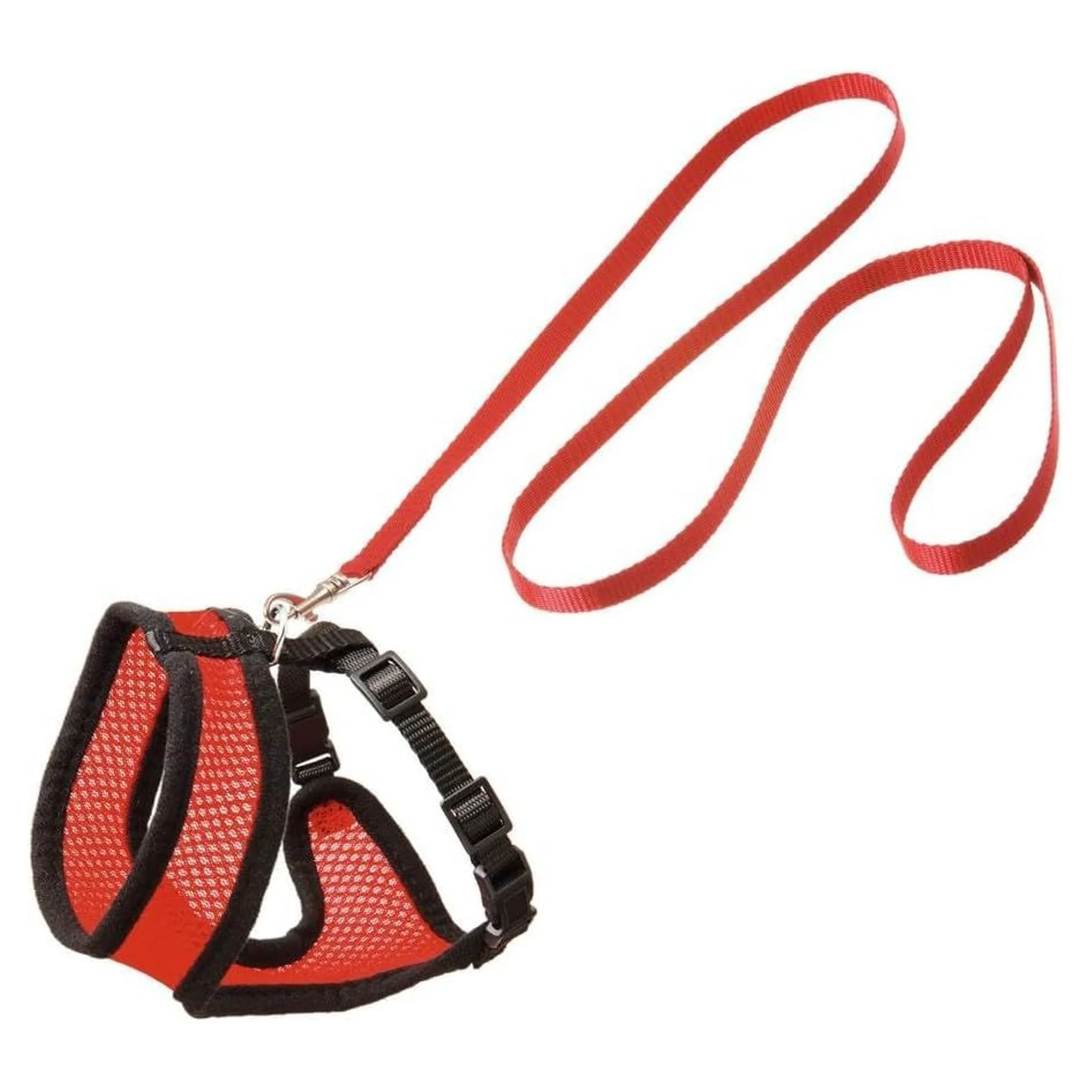 Karlie Kırmızı-Siyah Kedi Göğüs Tasması 38 CM