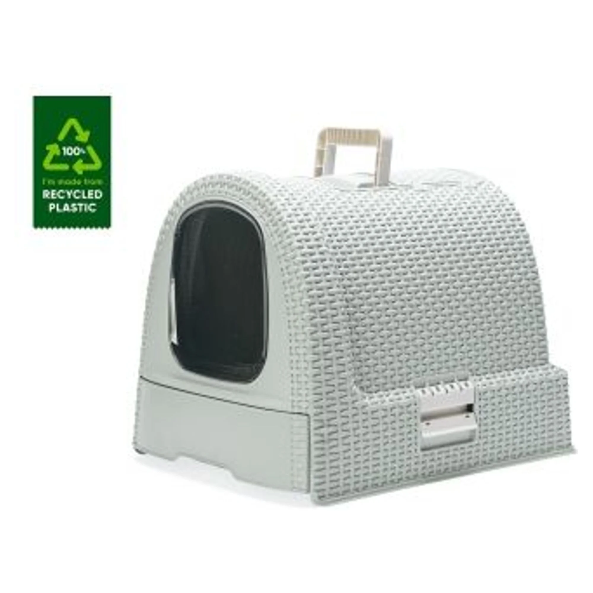 Karlie Plastik Kedi Tuvaleti Mavi 51x38,5x39,5 CM