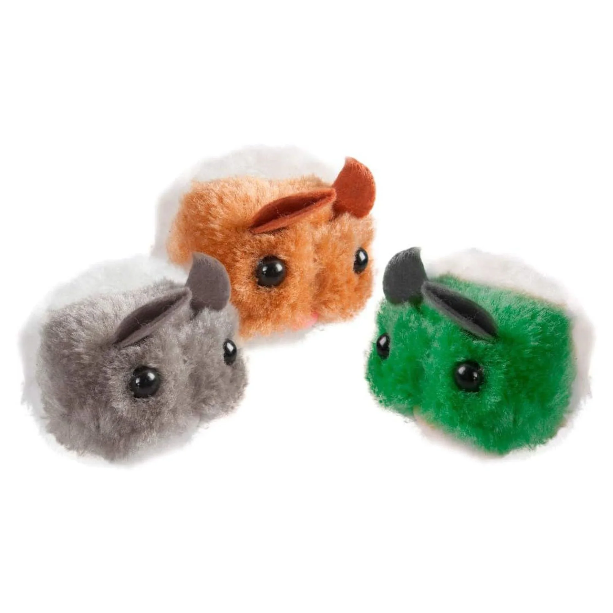 Karlie Titreyen Karışık Renkli Peluş Fare Kedi Oyuncağı 7x5x4 CM