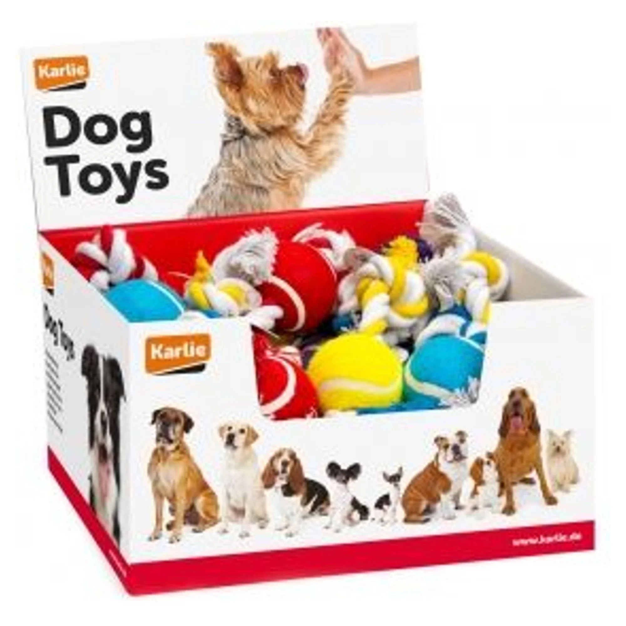 Karlie İpli Köpek Oyuncak Topu 30 CM